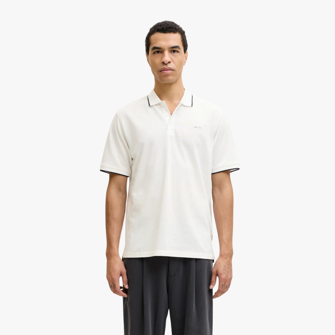 Polo BLUALVES Jack&Jones Cloud Dancer 0