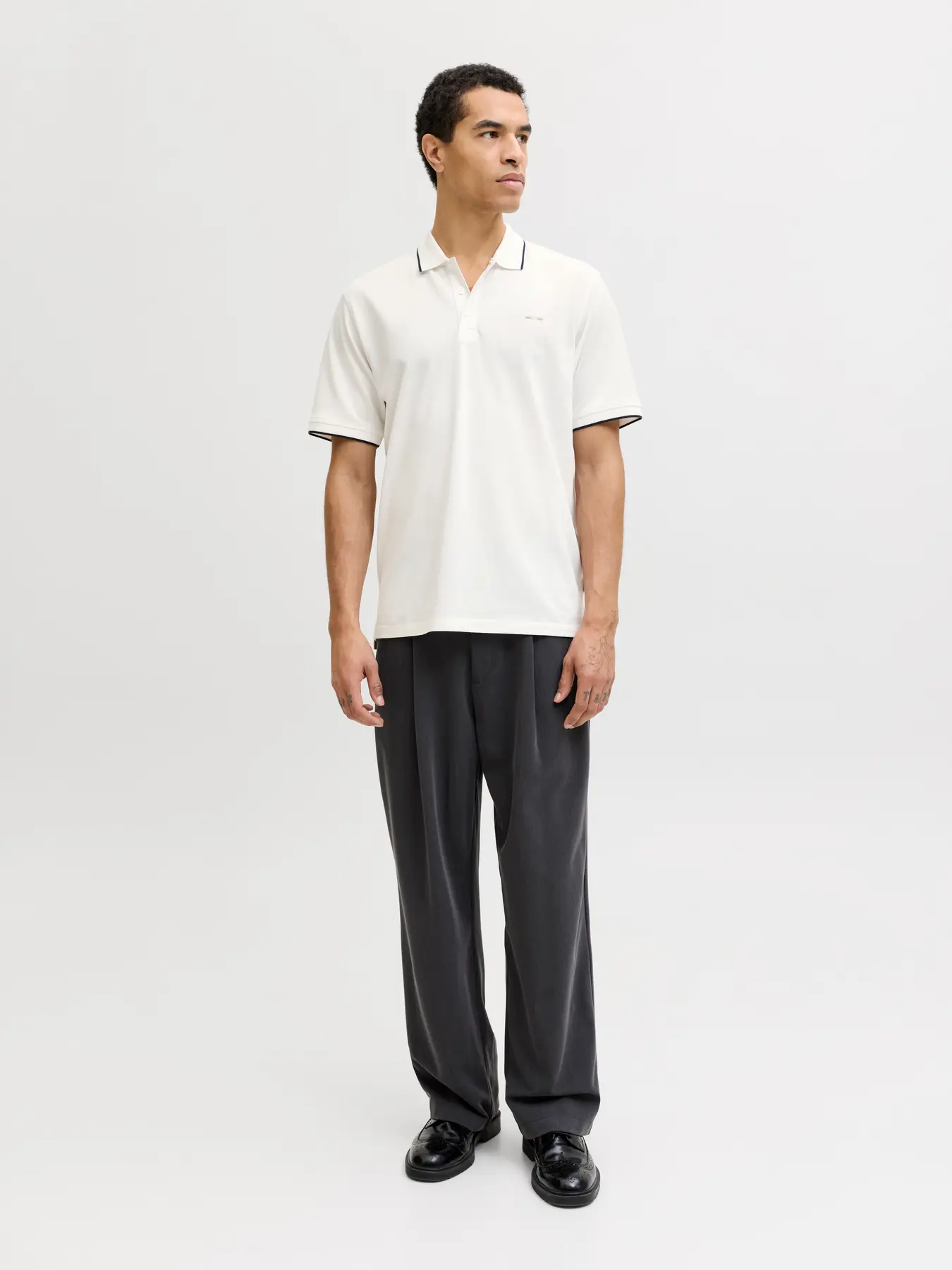 Polo BLUALVES Jack&Jones Cloud Dancer 3