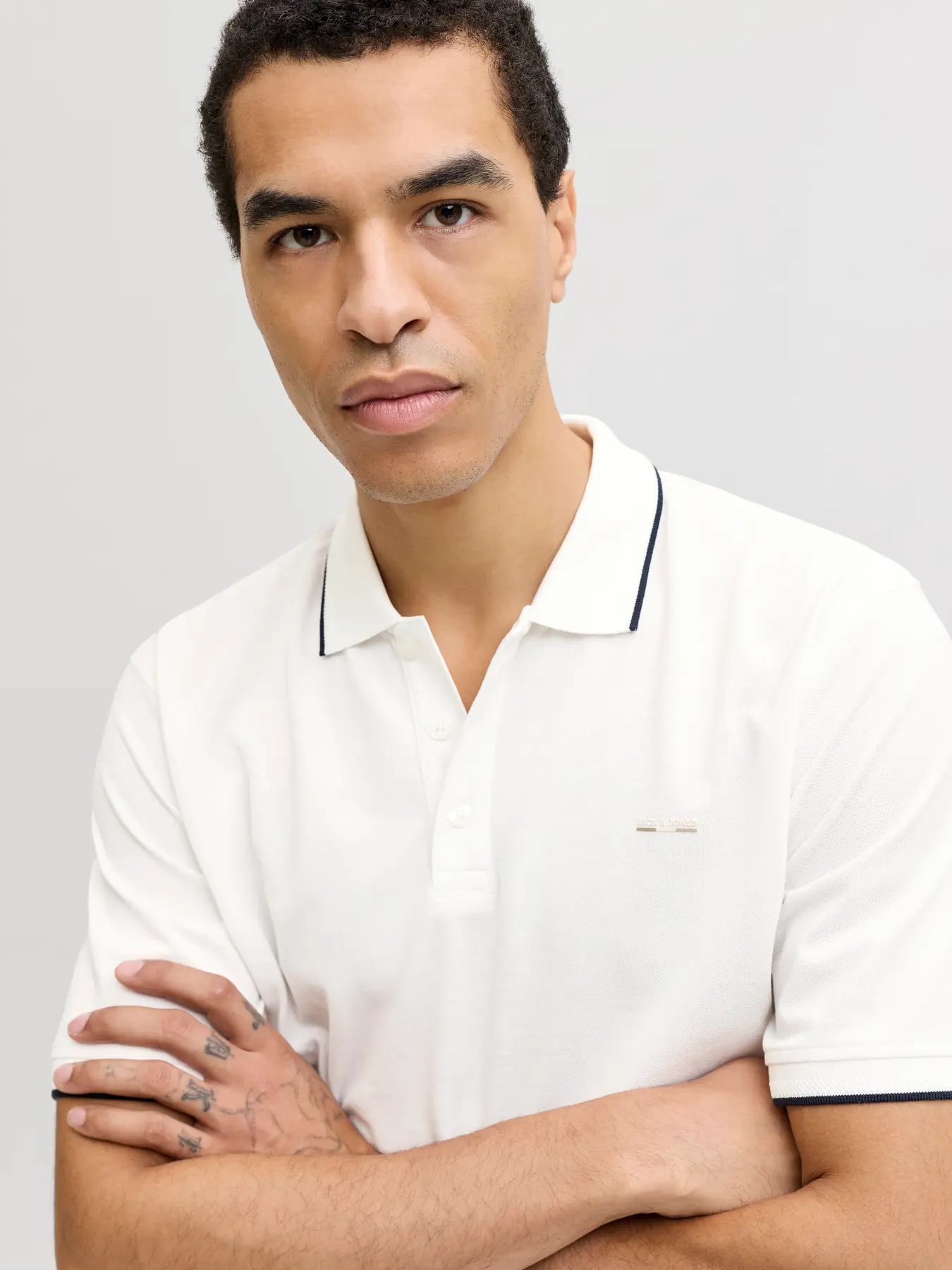 Polo BLUALVES Jack&Jones Cloud Dancer 2