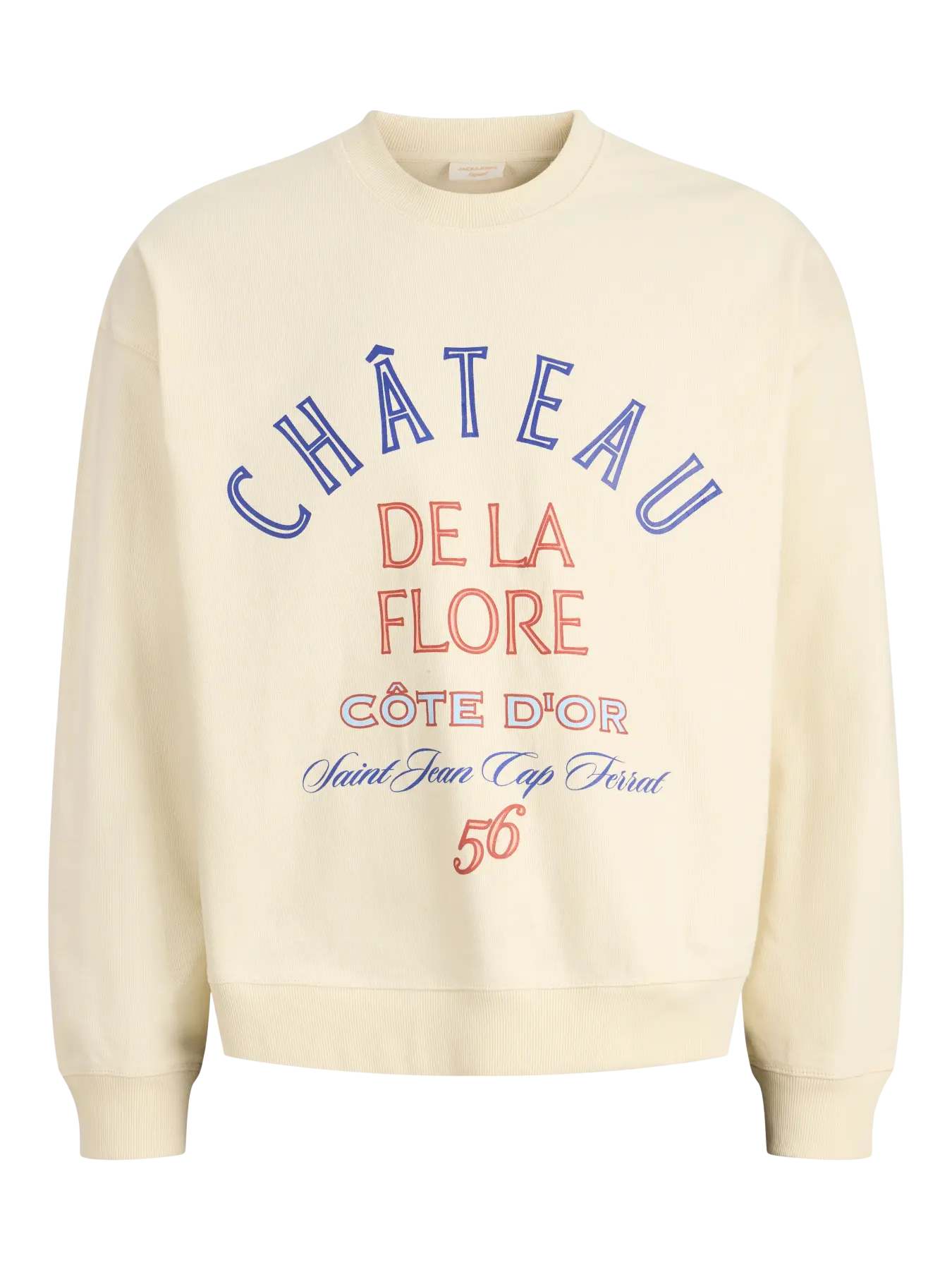 Sweatshirt MENTON Jack&Jones Antique White 1