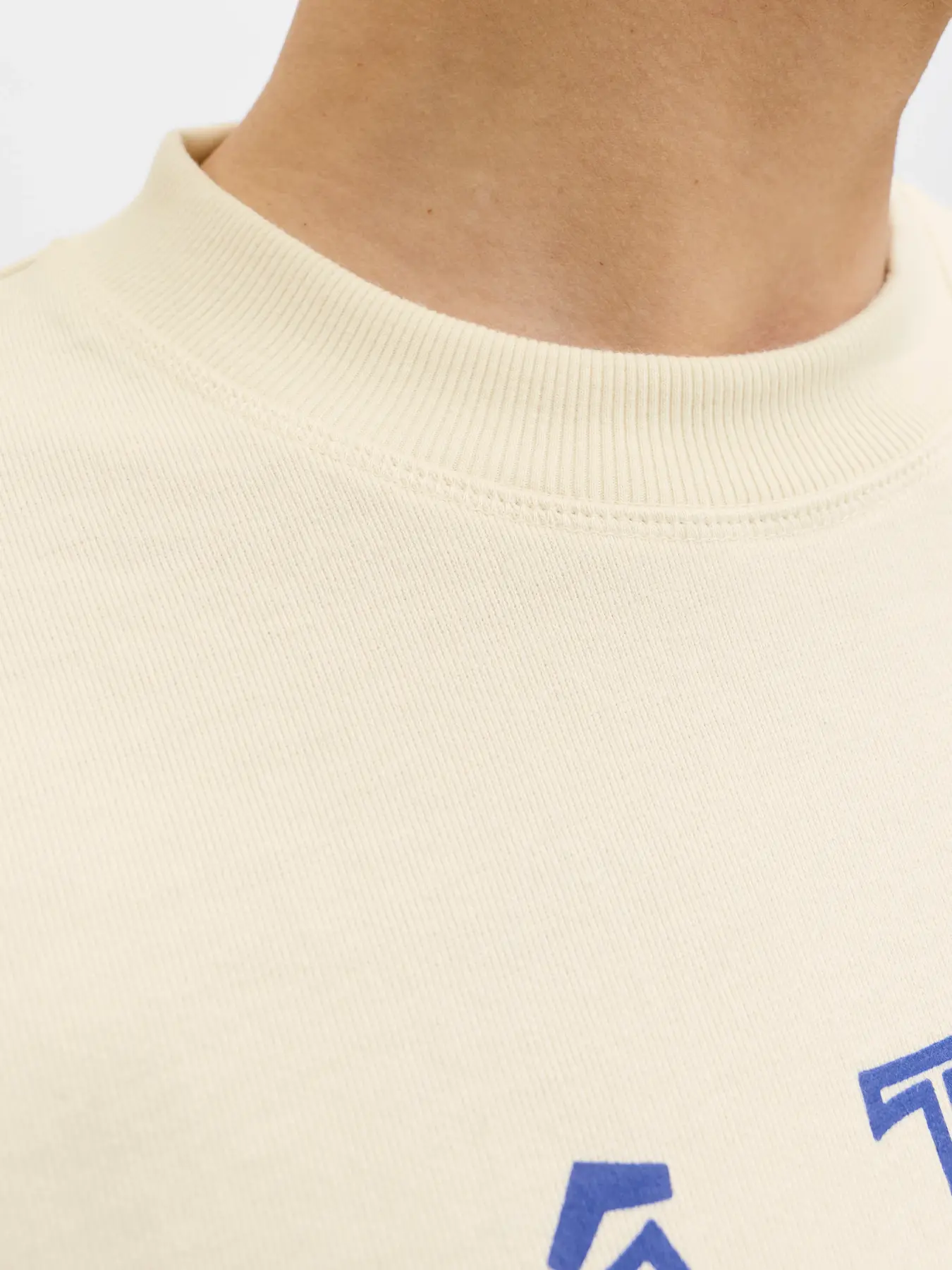 Sweatshirt MENTON Jack&Jones Antique White 4