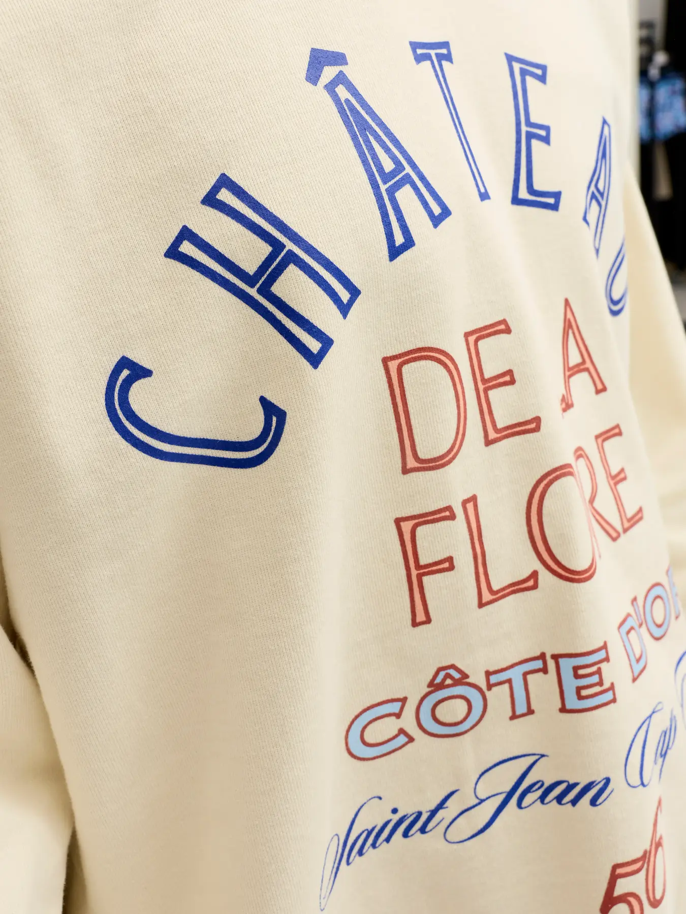 Sweatshirt MENTON Jack&Jones Antique White 3