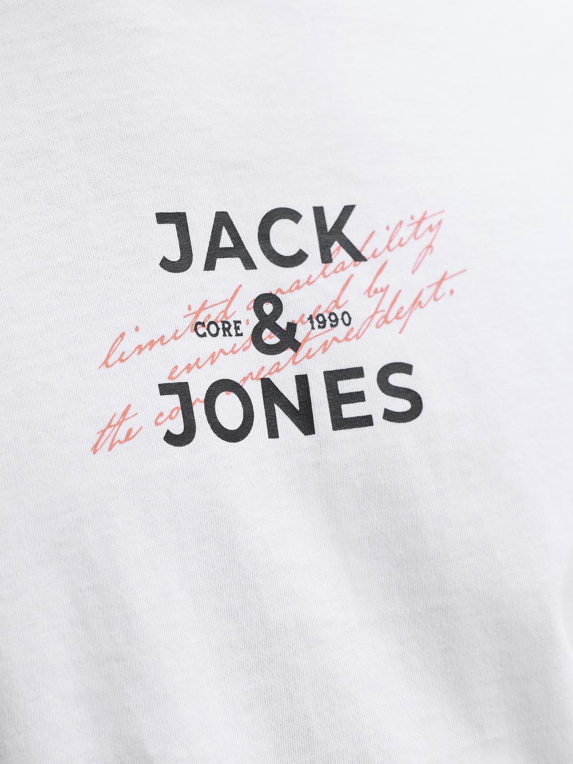 T-shirt ETERNA Jack&Jones Bright White 4