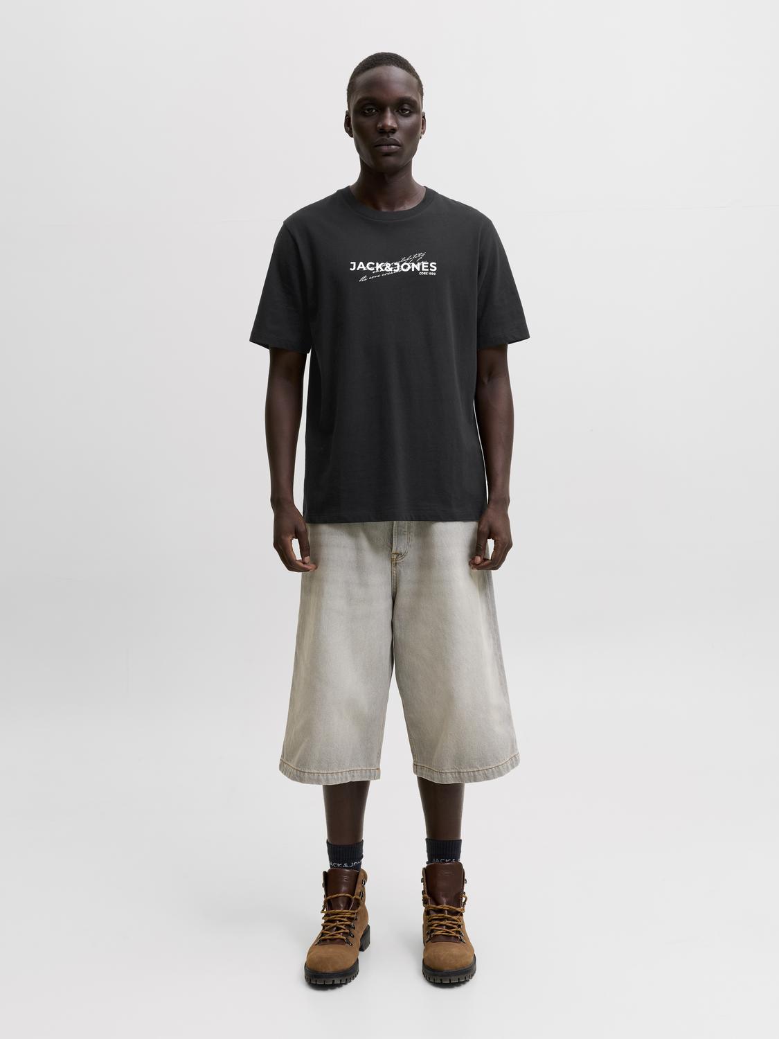 T-shirt ETERNA Jack&Jones Black 4