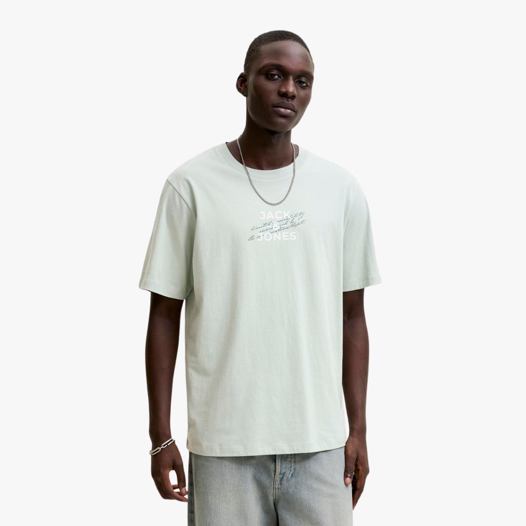 T-shirt ETERNA Jack&Jones Aqua Gray 0