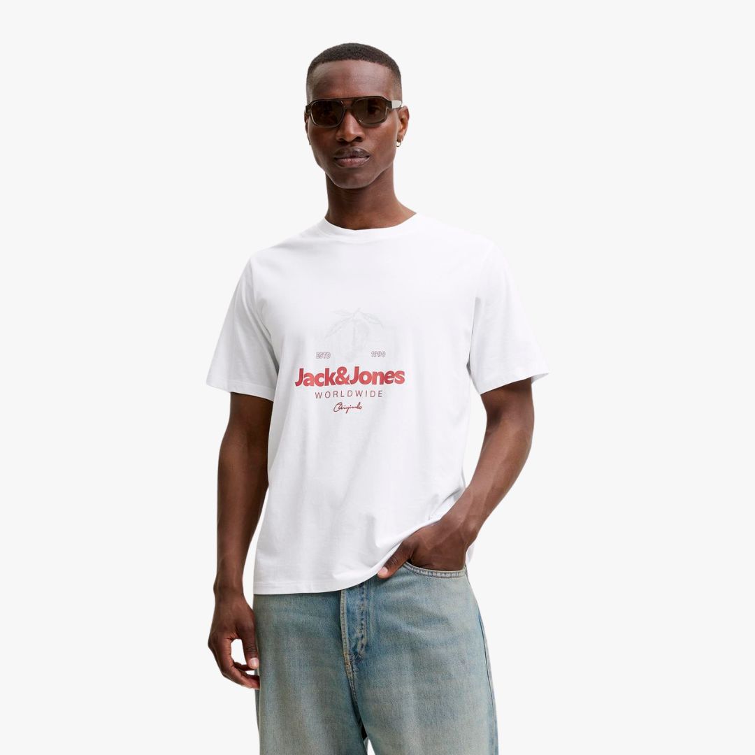 T-shirt RIVIERA Jack&Jones Bright White 0