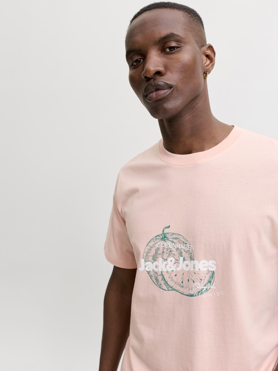 T-shirt RIVIERA Jack&Jones Peach Melba 3