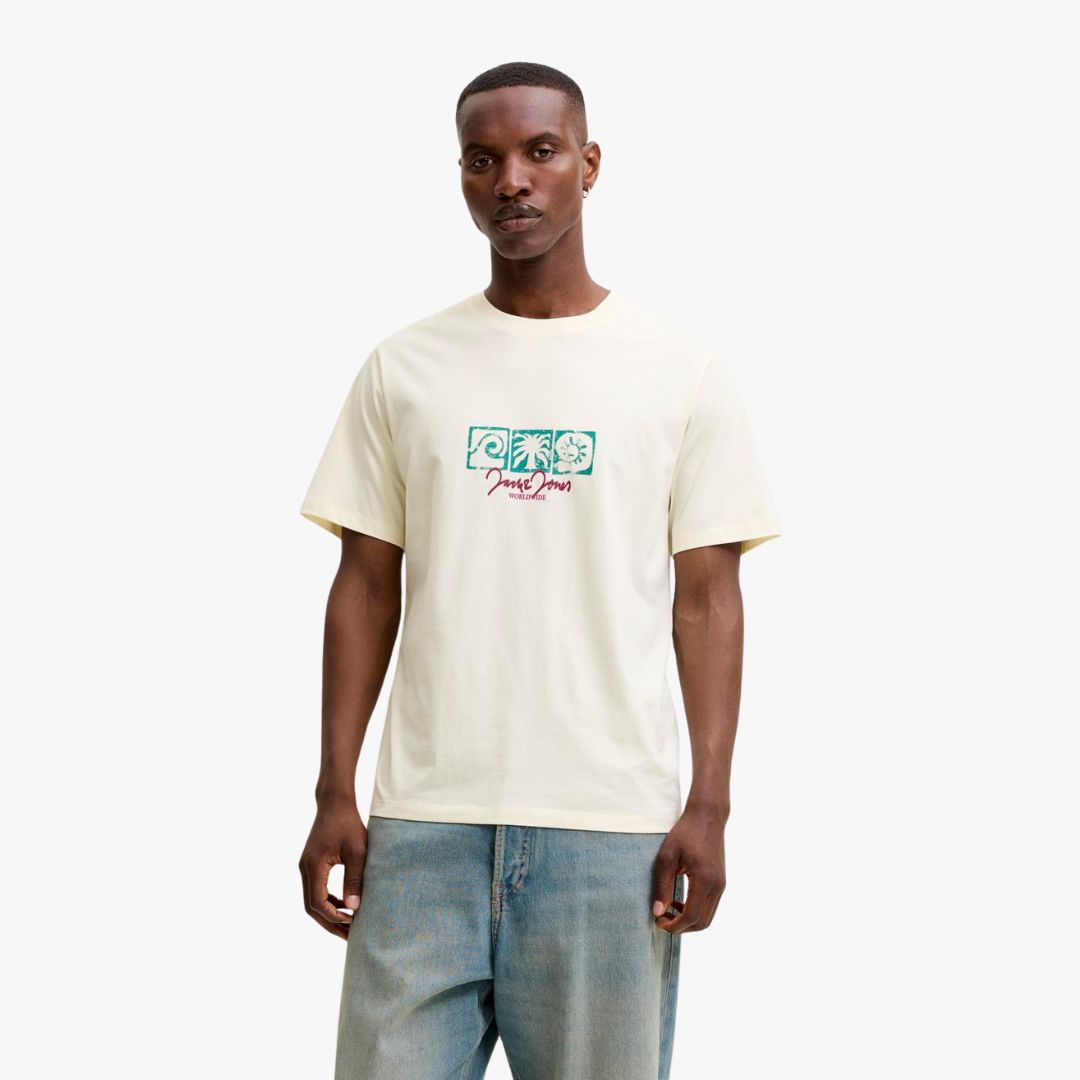 T-shirt RIVIERA Jack&Jones Antique White 0