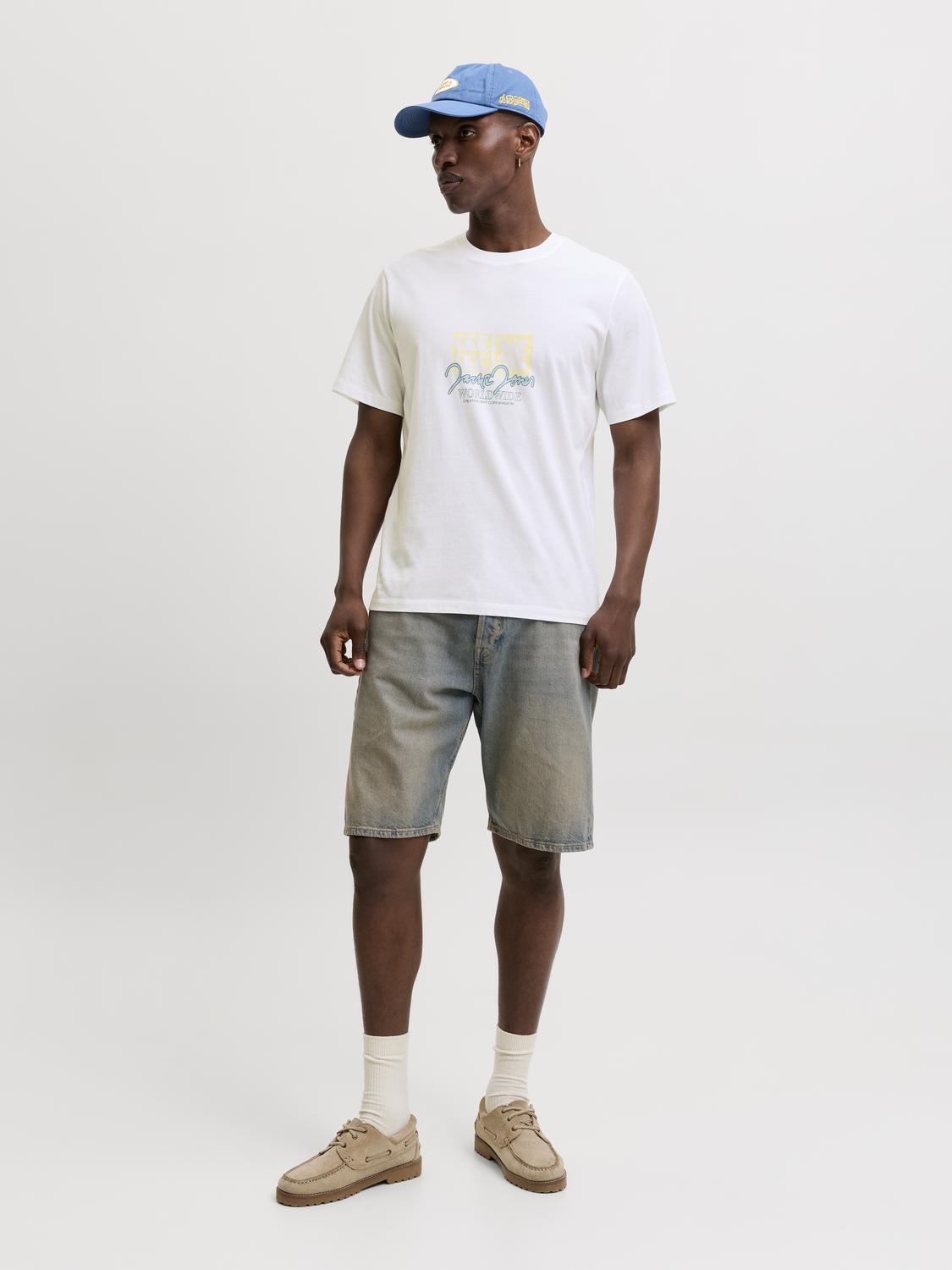 T-shirt RIVIERA Jack&Jones Bright White 3