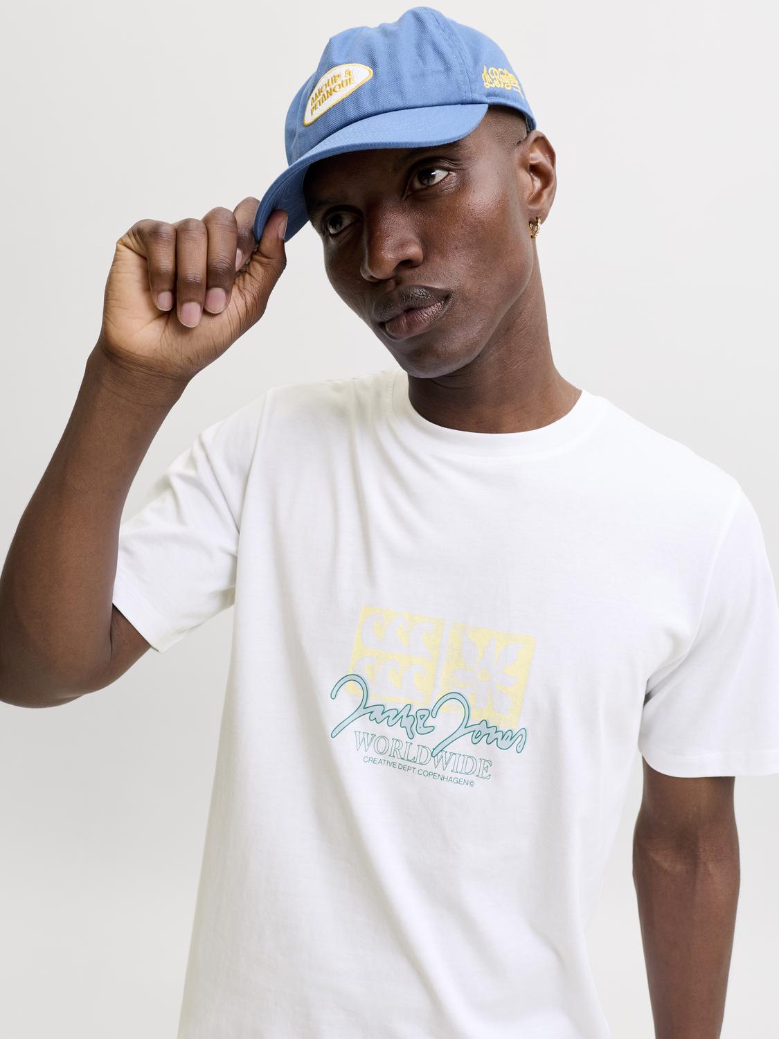 T-shirt RIVIERA Jack&Jones Bright White 4