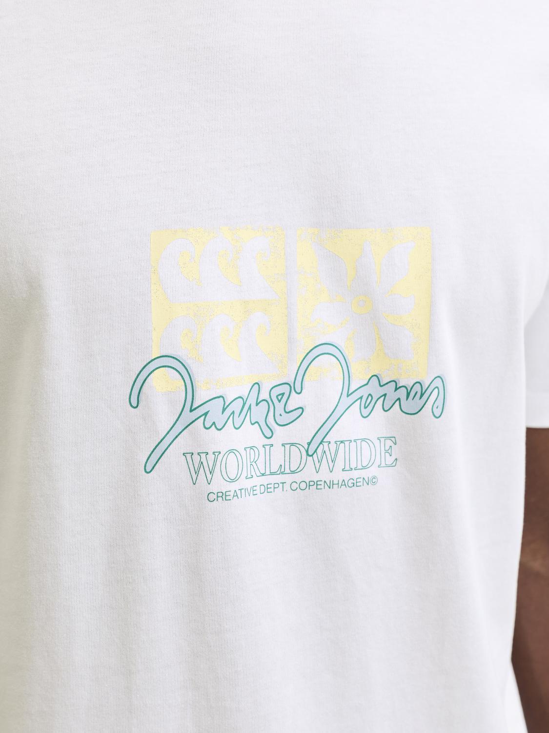 T-shirt RIVIERA Jack&Jones Bright White 1