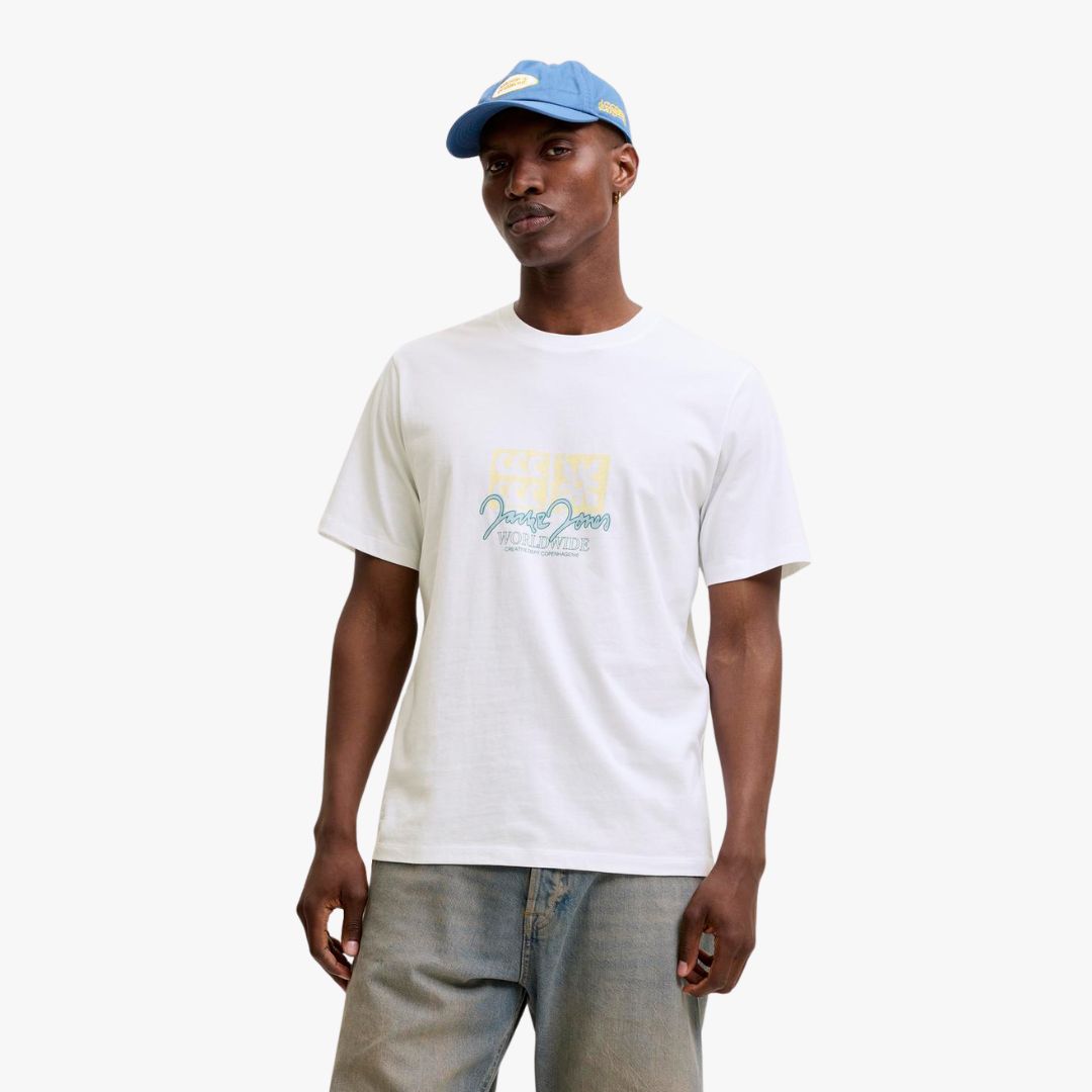 T-shirt RIVIERA Jack&Jones Bright White 0