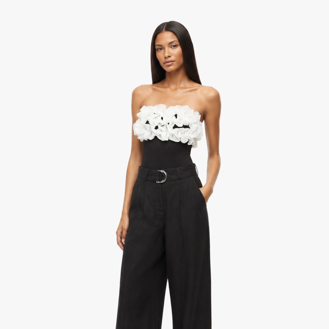 Top TOVE Vila Birch Black 0