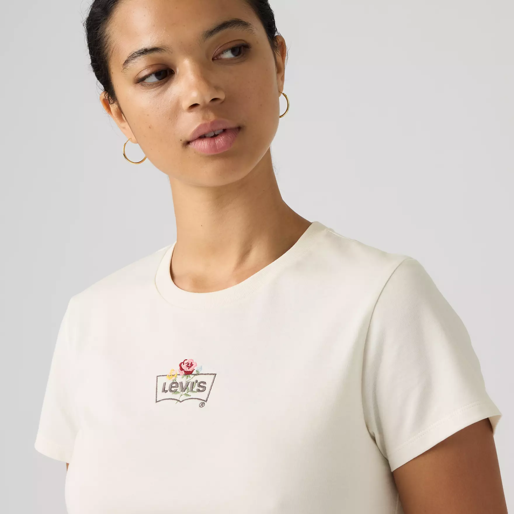 T-shirt PERFECT Levi's Egret 2