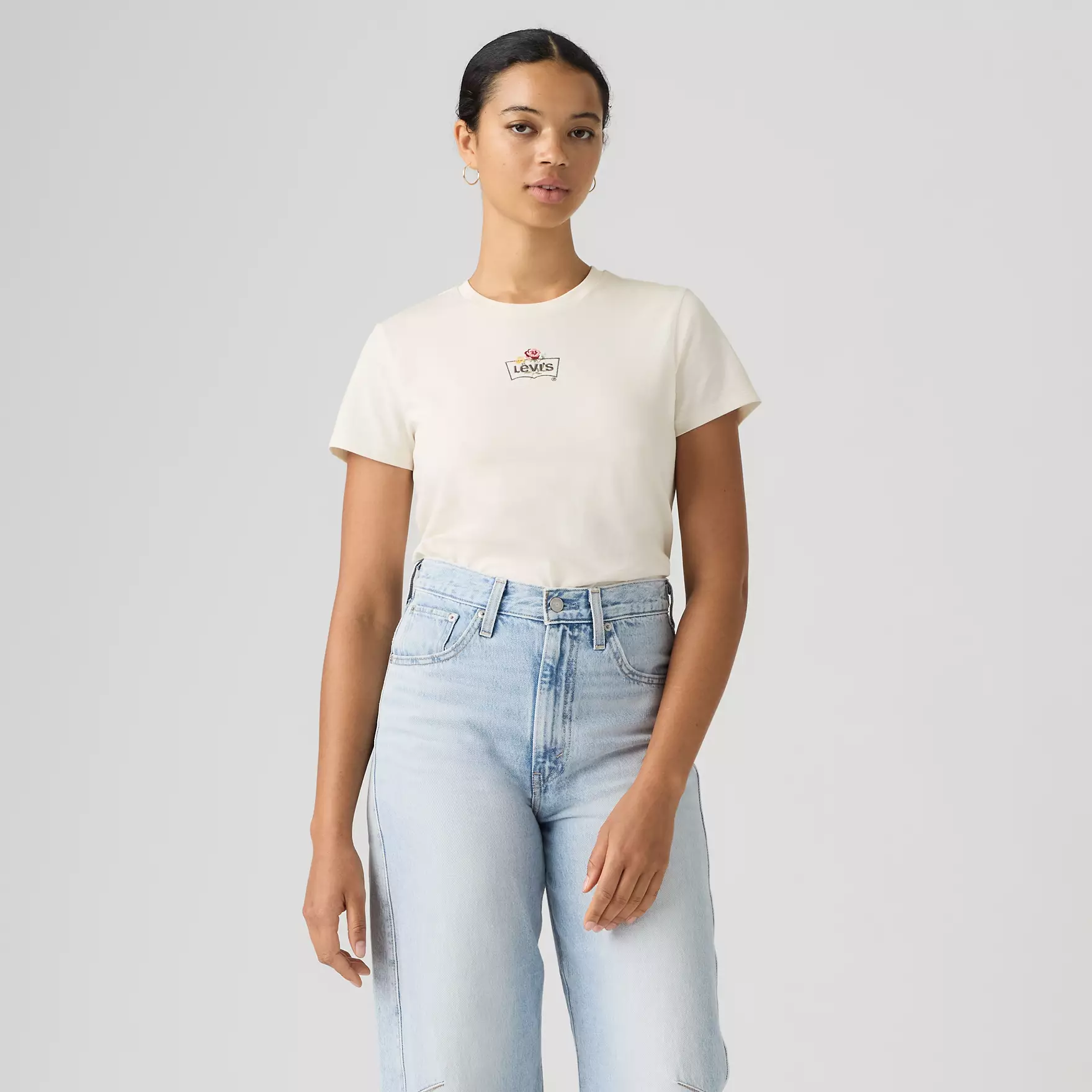 T-shirt PERFECT Levi's Egret 1