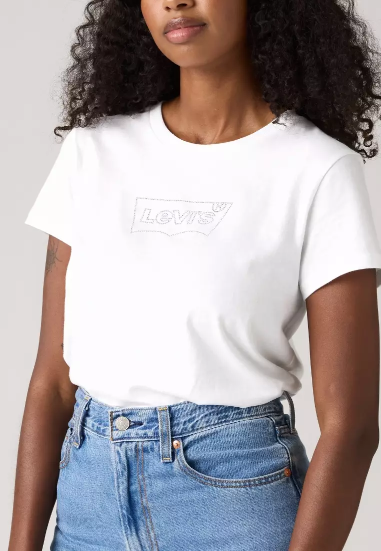 T-shirt PERFECT Levi's Bright White 2