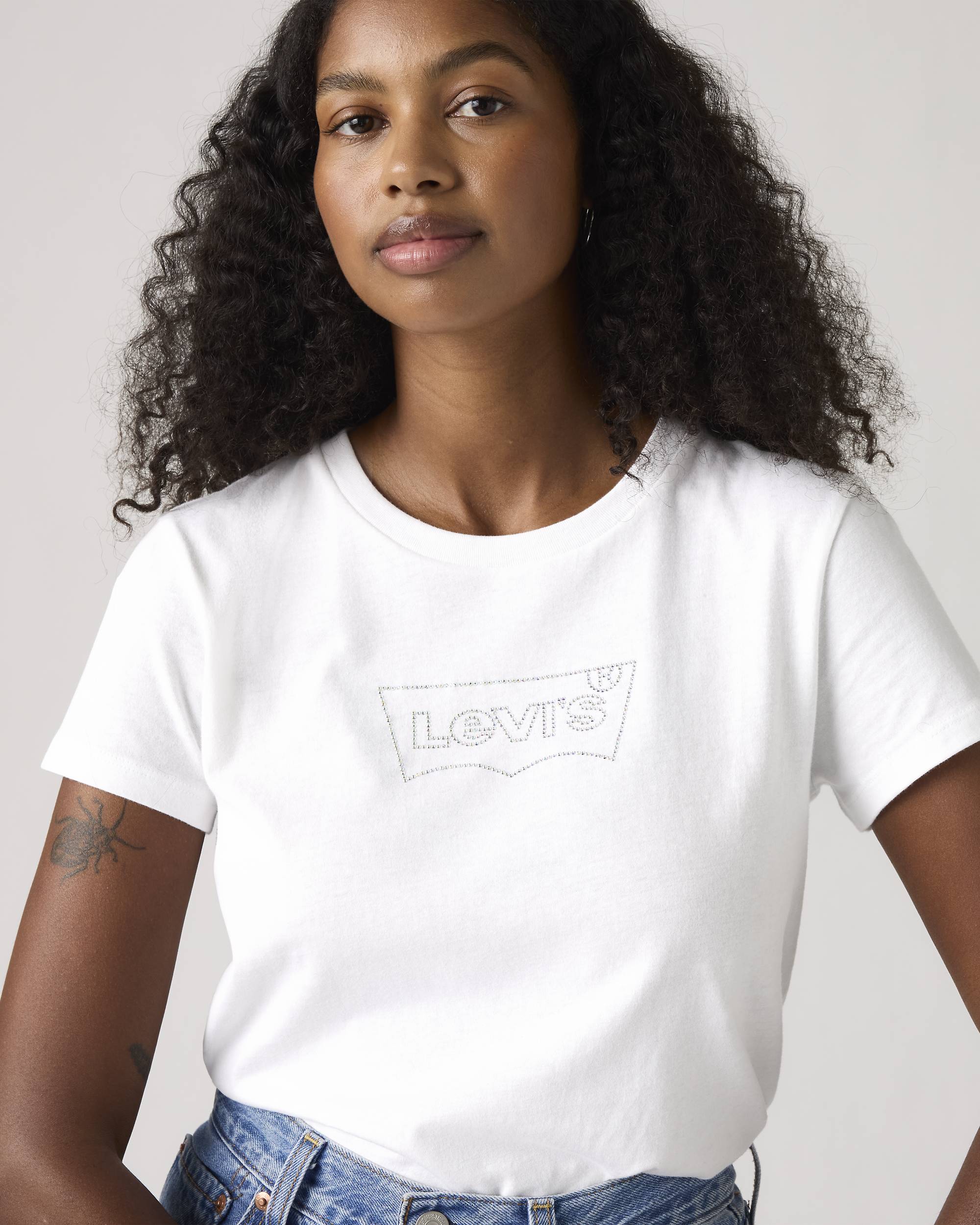 T-shirt PERFECT Levi's Bright White 3