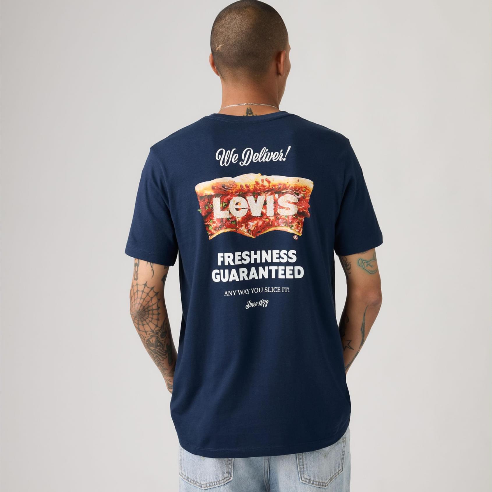 T-shirt PIZZA Levi's Dress Blues 1