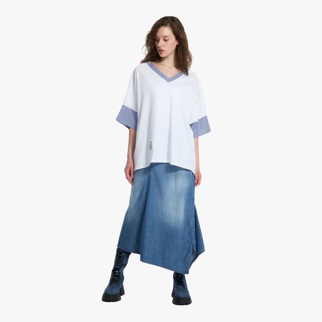 T-shirt 19016 VDR White Blue 0