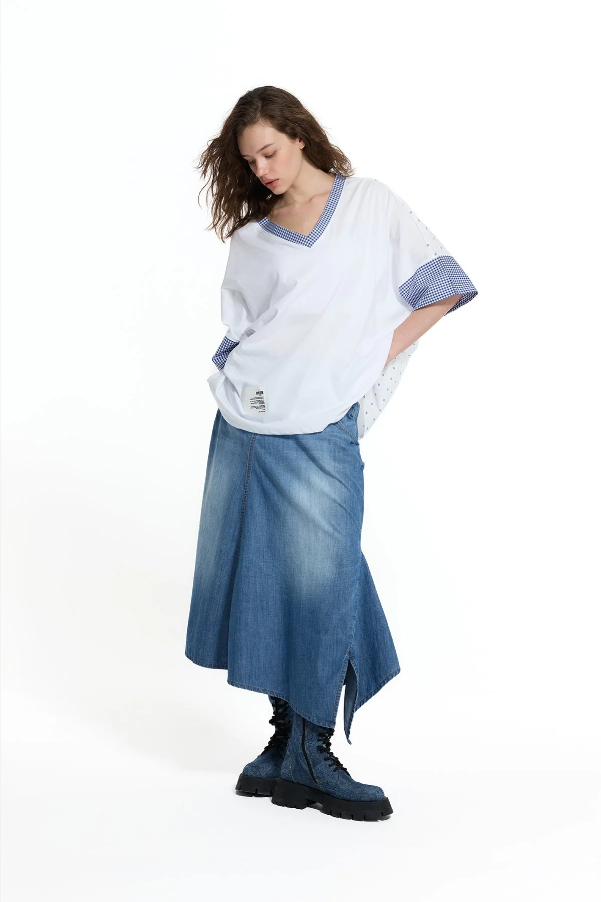 T-shirt 19016 VDR White Blue 4