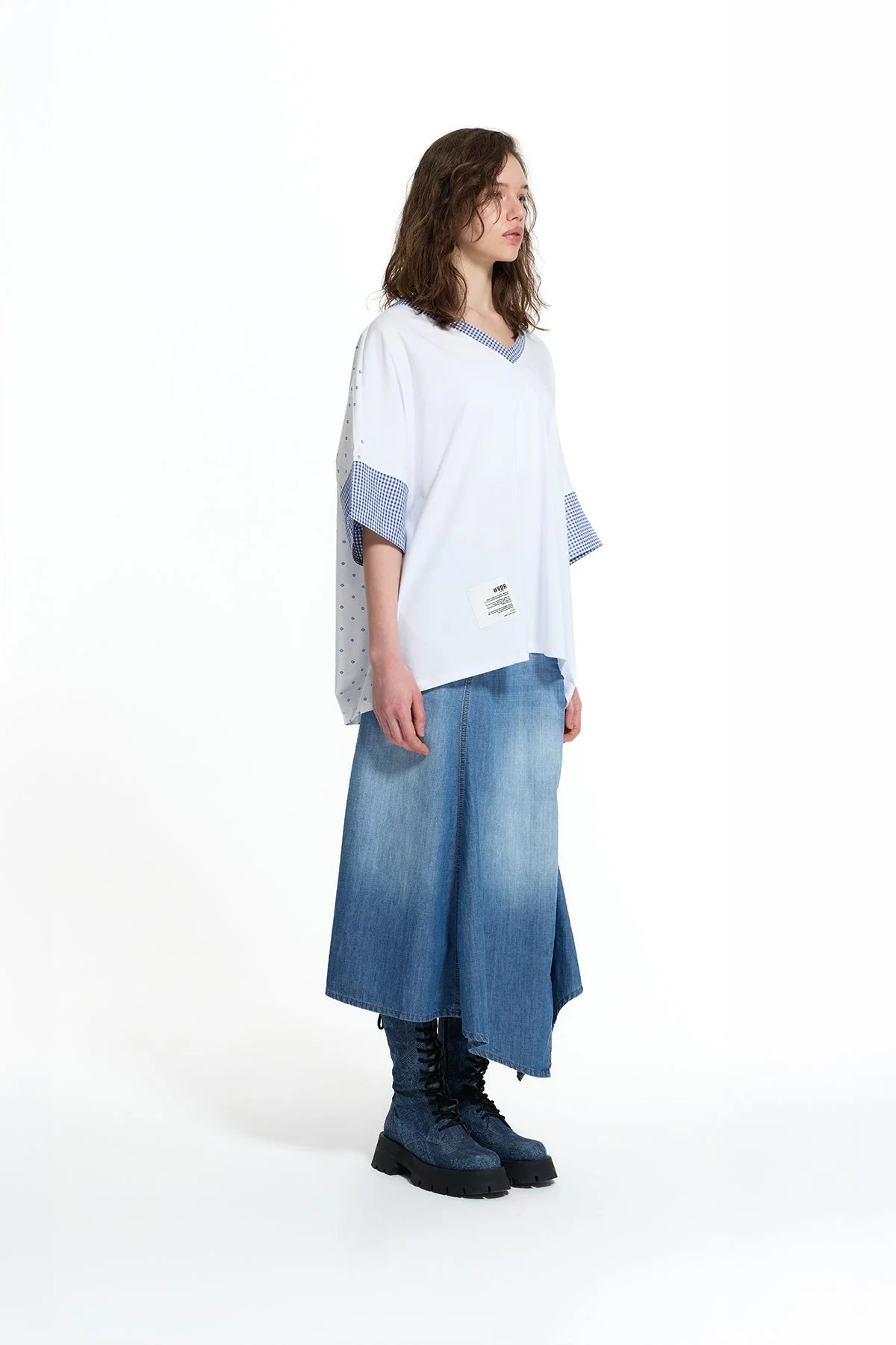 T-shirt 19016 VDR White Blue 3
