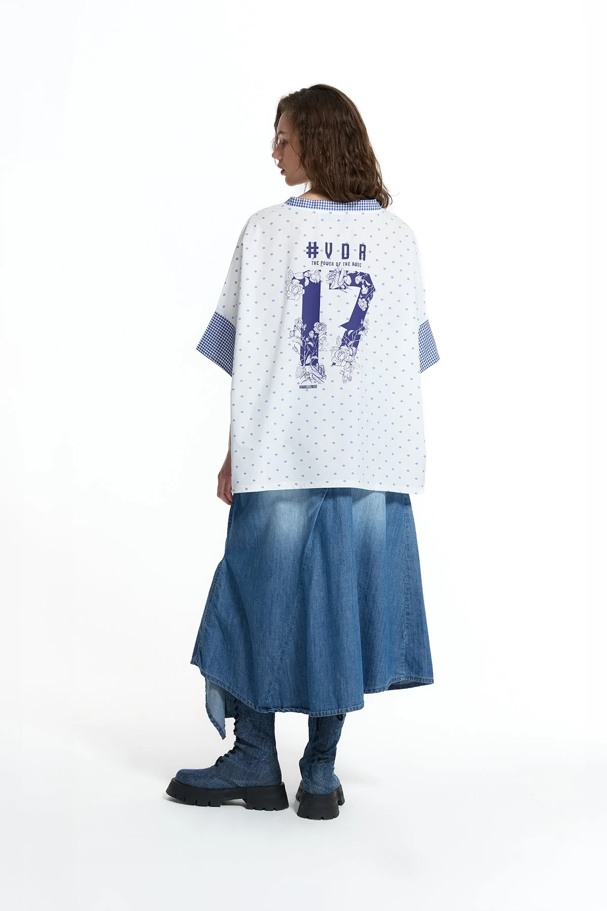 T-shirt 19016 VDR White Blue 2