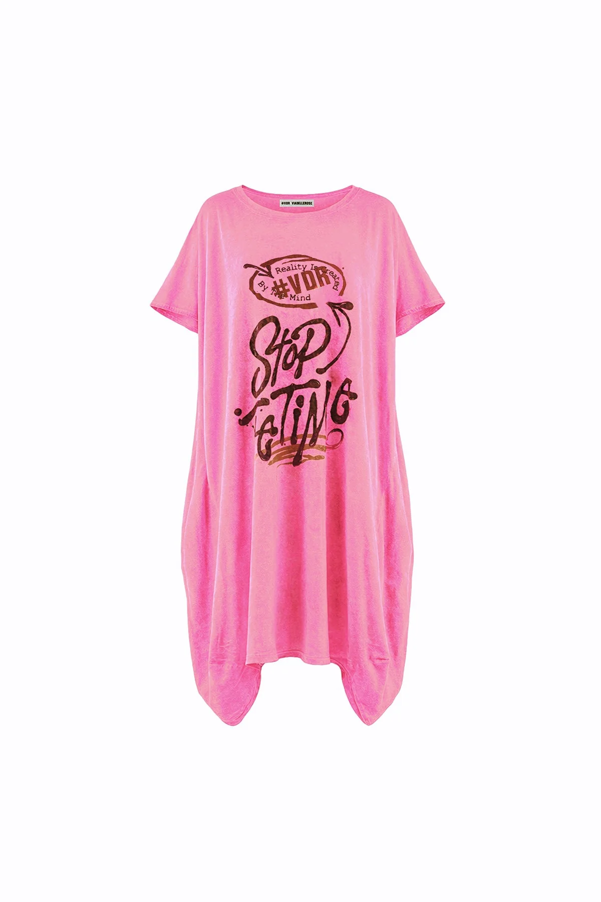 Vestido 19095 VDR Neon Pink 0