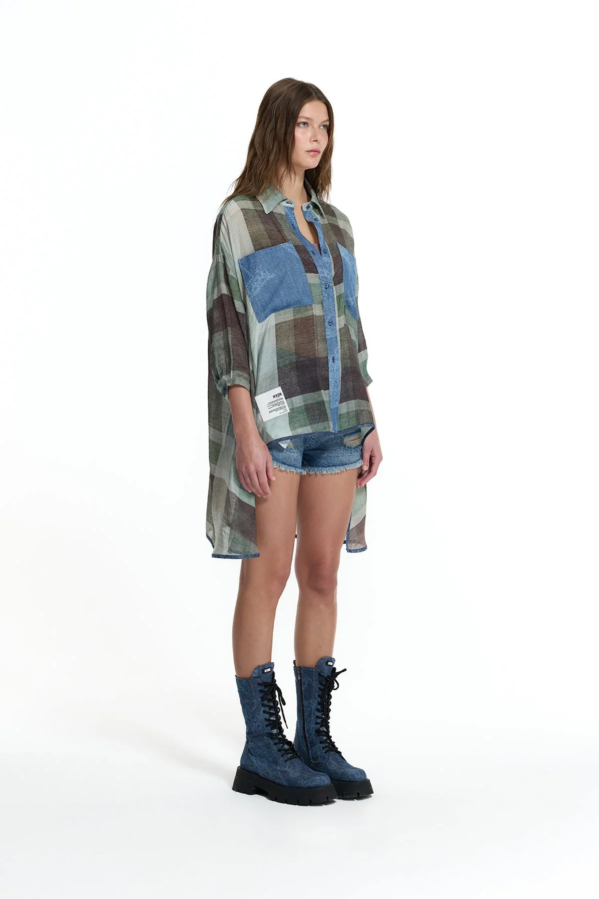 Camisa 19134 VDR Green Denim 1