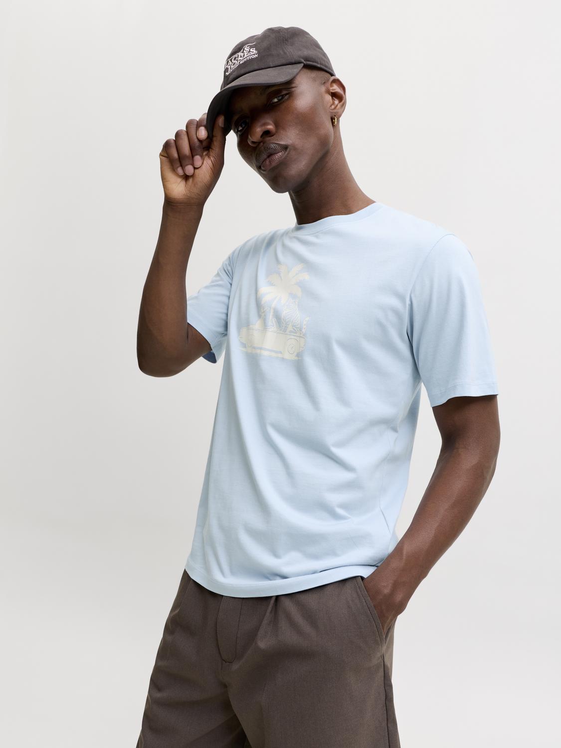 T-shirt MATEO Jack&Jones Cashmere Blue 4