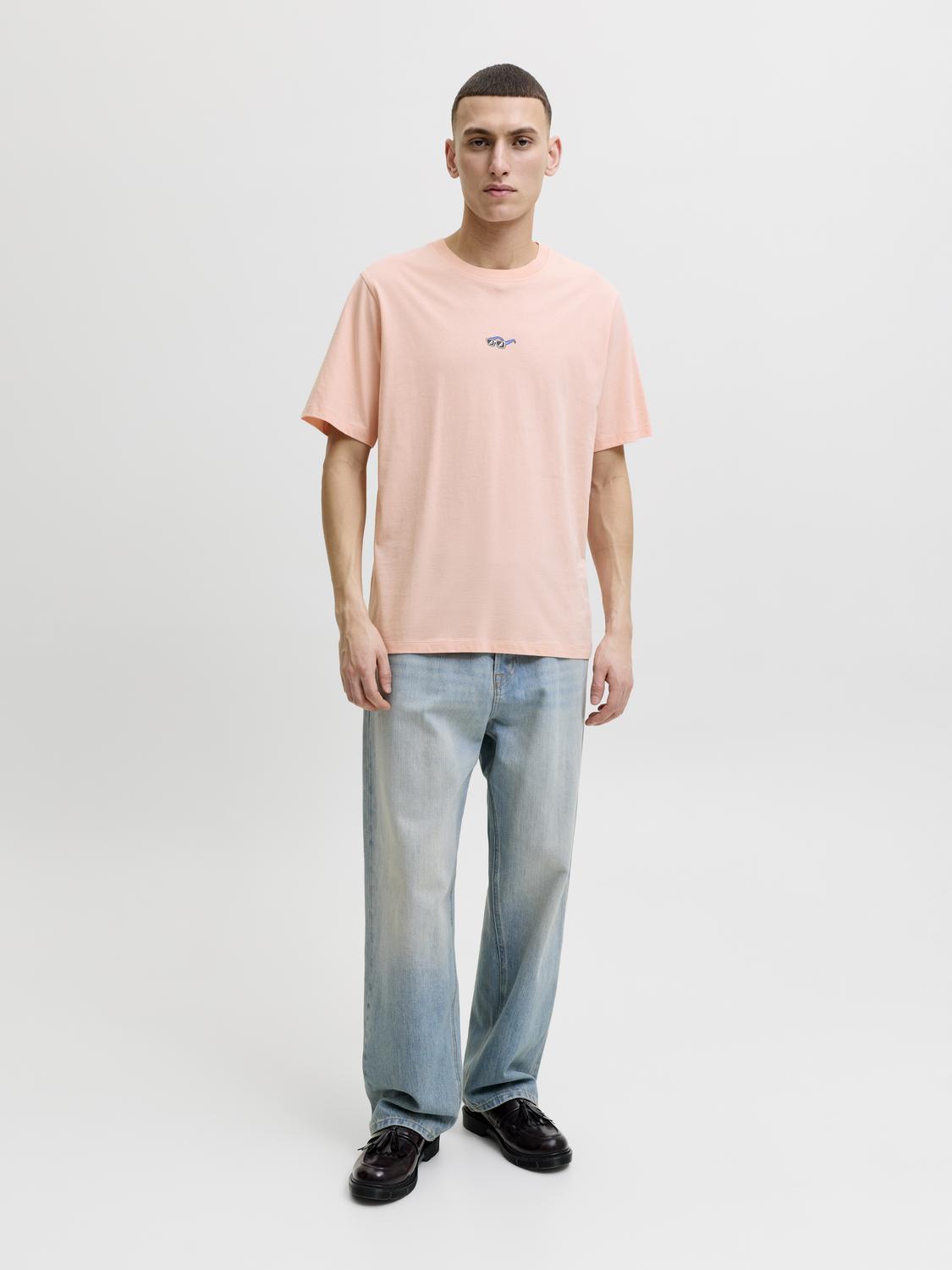T-shirt LEO Jack&Jones Peach Melba 4