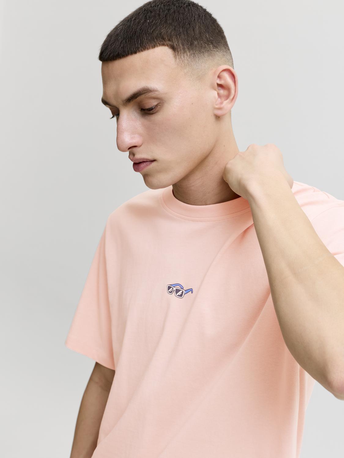 T-shirt LEO Jack&Jones Peach Melba 1
