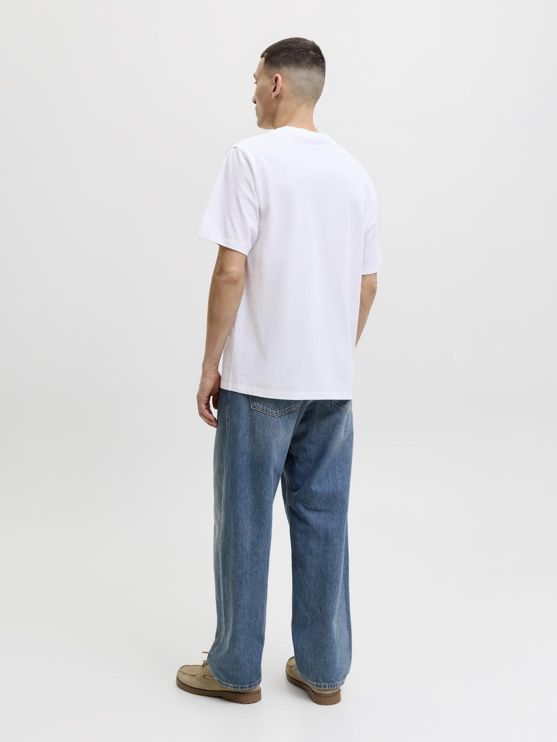 T-shirt LEO Jack&Jones Bright White 1