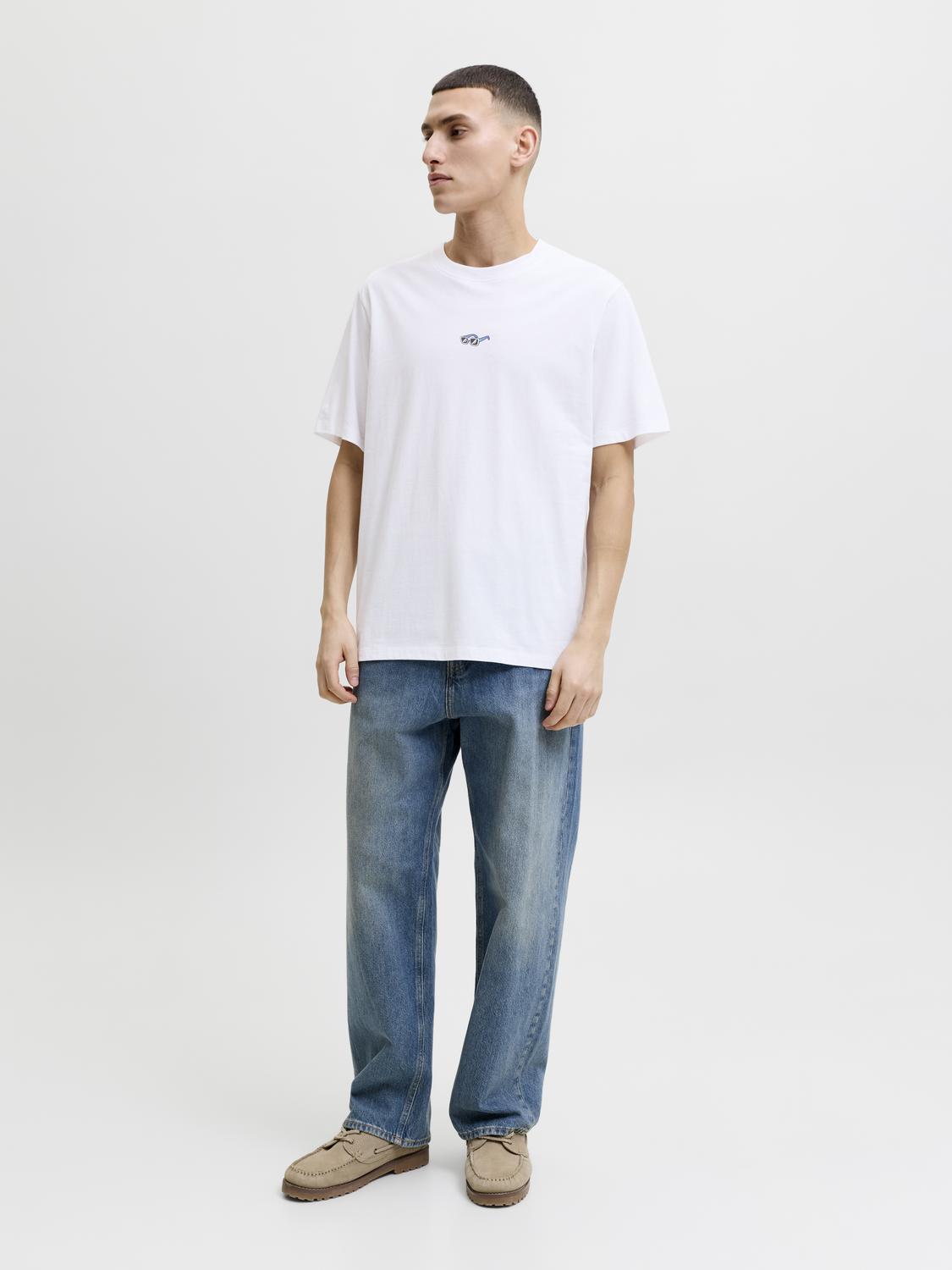 T-shirt LEO Jack&Jones Bright White 5