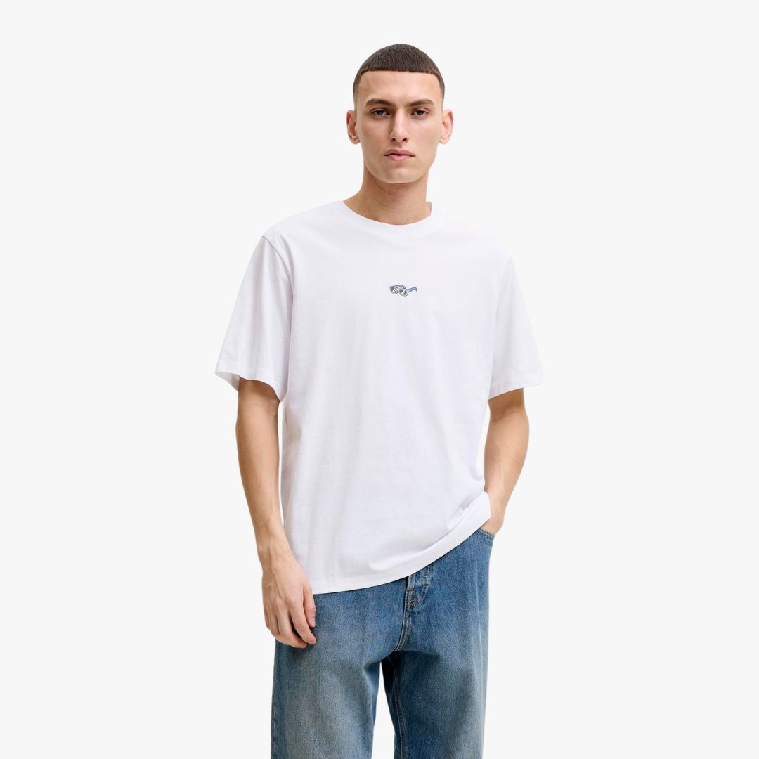 T-shirt LEO Jack&Jones Bright White 0