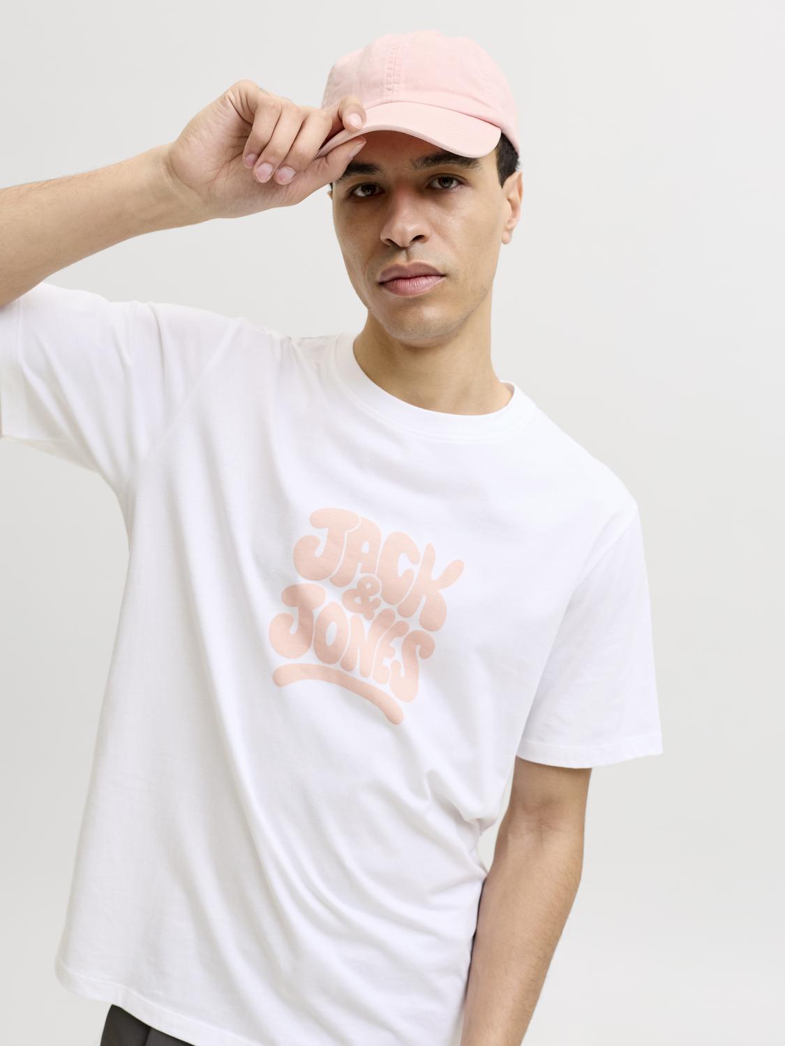 T-shirt CARLOS Jack&Jones Bright White 4