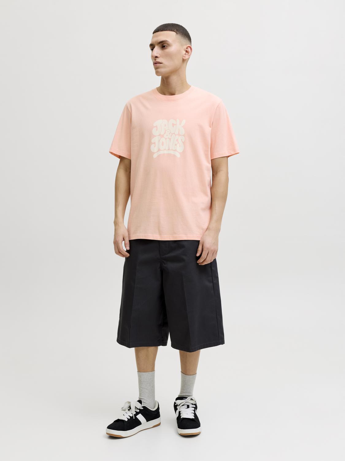 T-shirt CARLOS Jack&Jones Peach Melba 1