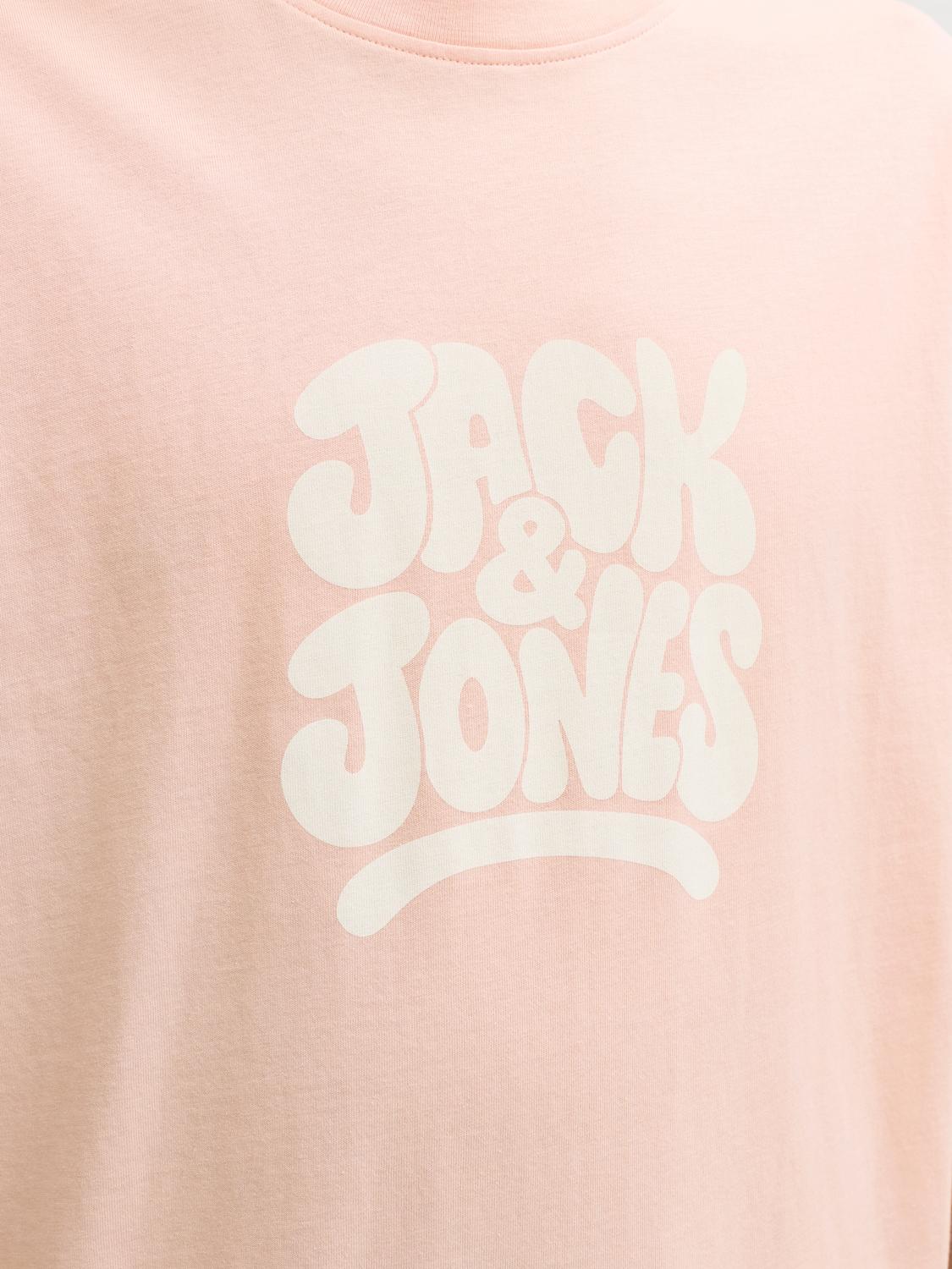T-shirt CARLOS Jack&Jones Peach Melba 4