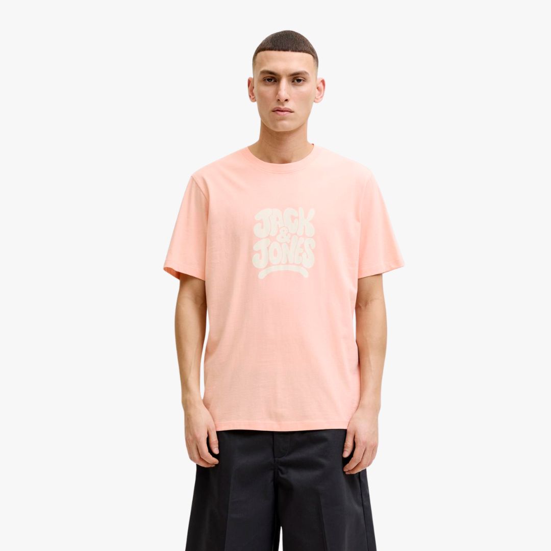 T-shirt CARLOS Jack&Jones Peach Melba 0