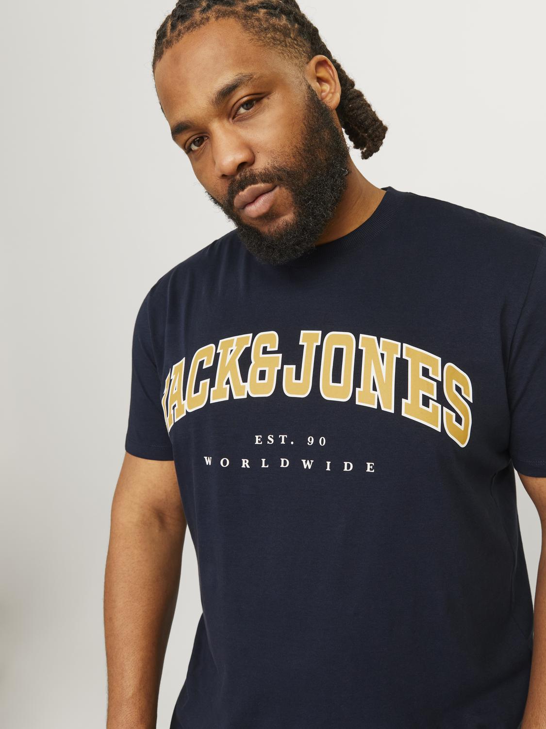 T-shirt CALEB Jack&Jones Navy Blazer 2