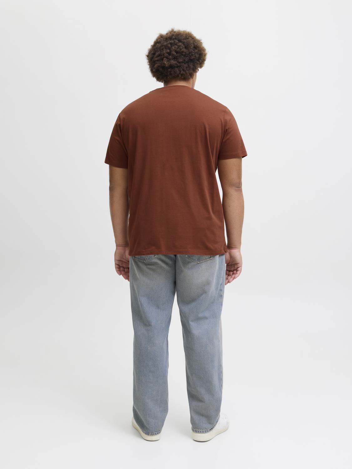 T-shirt CALEB Jack&Jones Burnt Henna 1