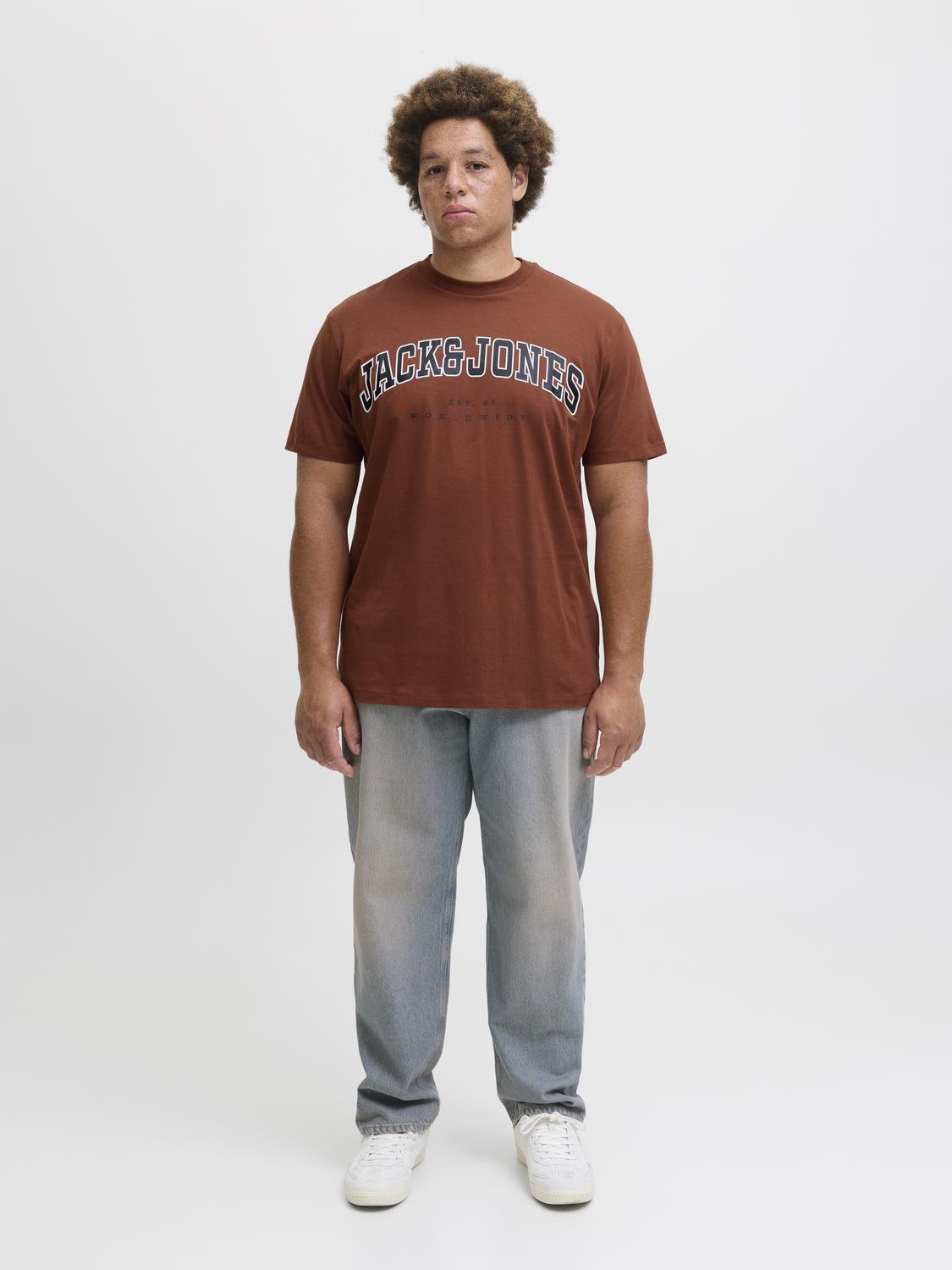 T-shirt CALEB Jack&Jones Burnt Henna 5
