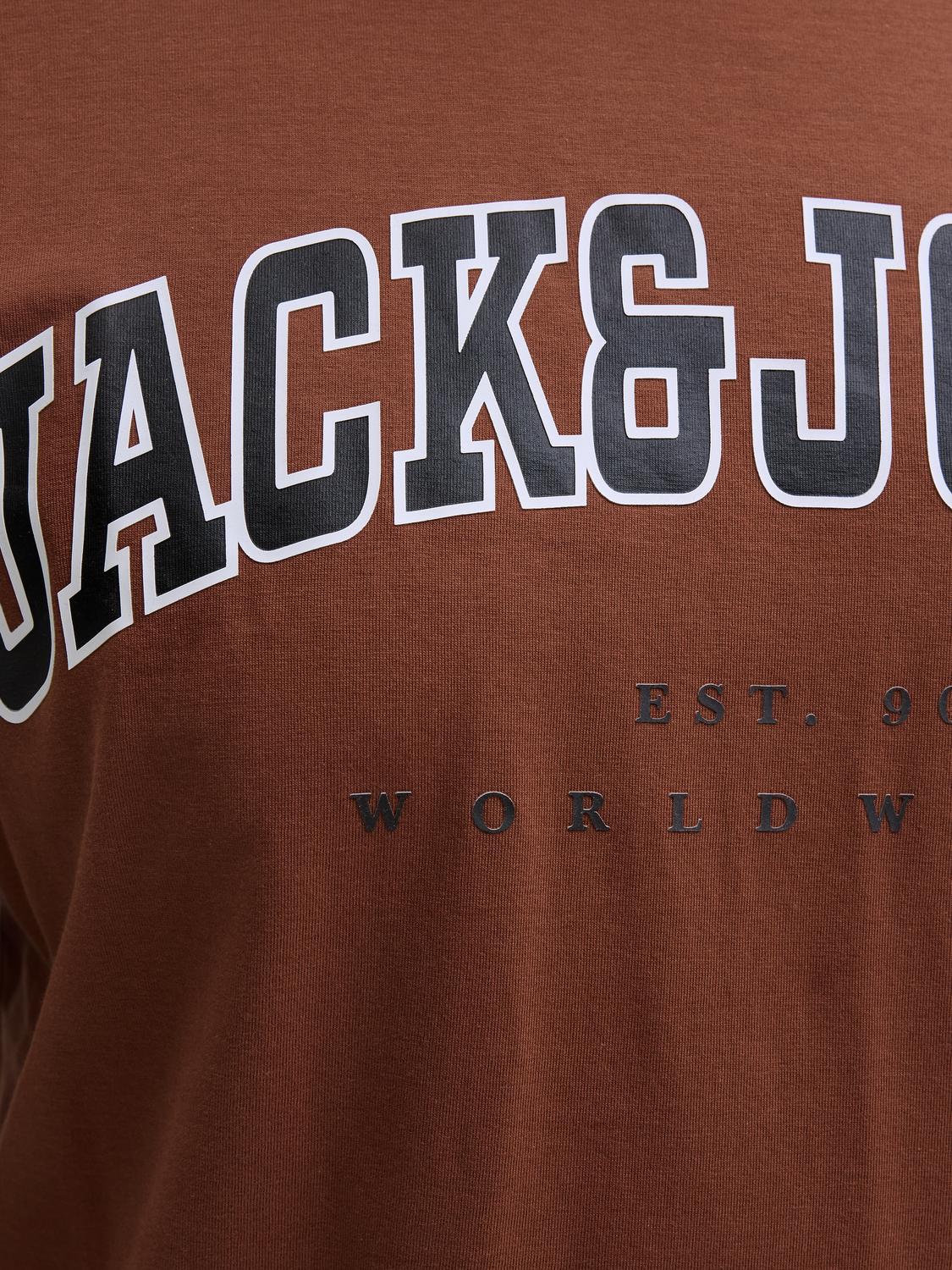 T-shirt CALEB Jack&Jones Burnt Henna 2