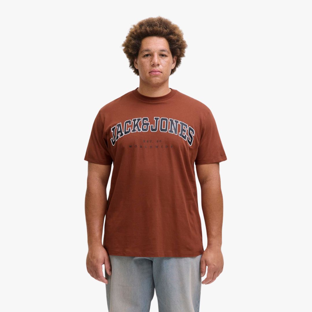 T-shirt CALEB Jack&Jones Burnt Henna 0