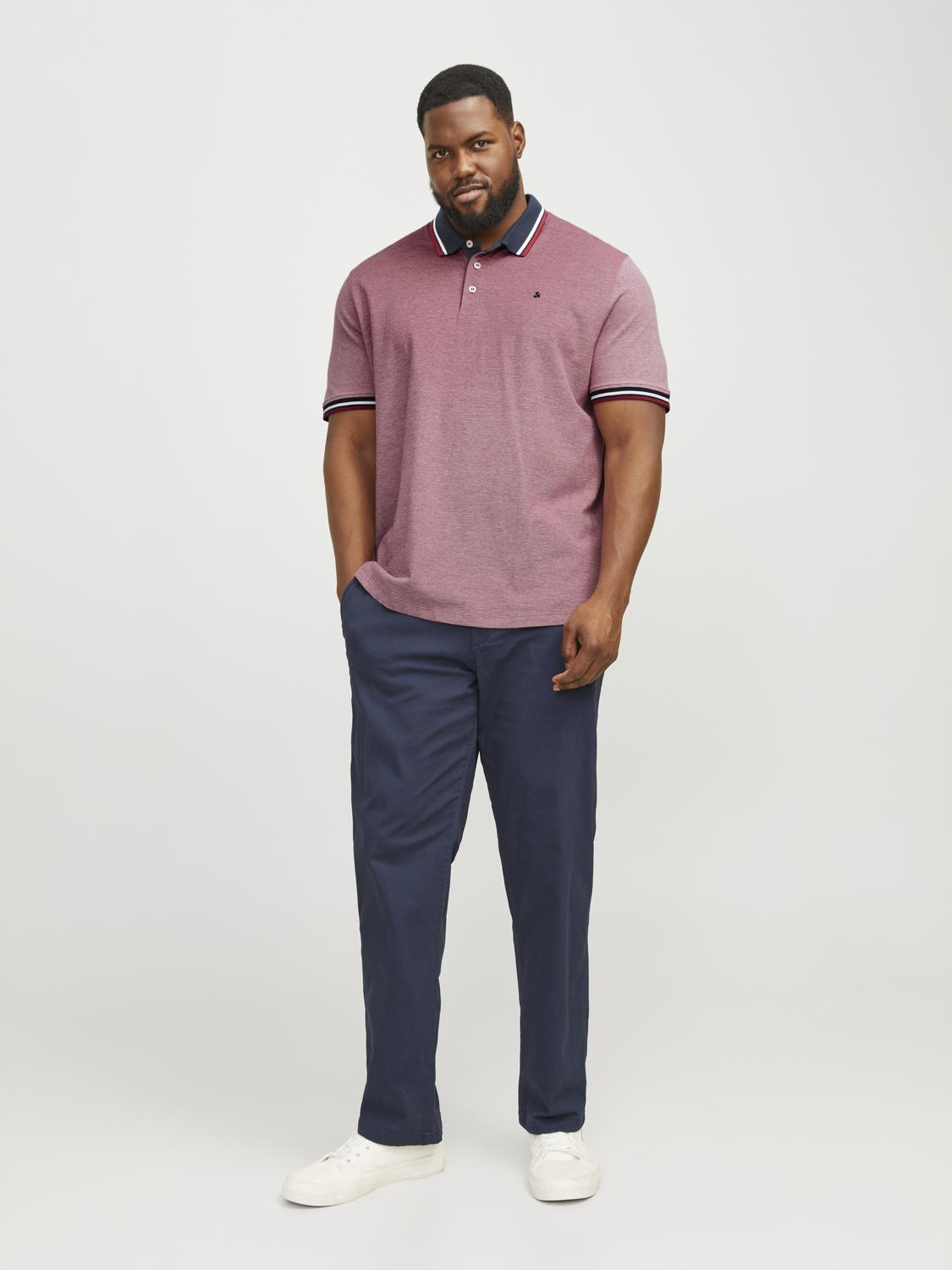 Polo PAULOS Jack&Jones Rio Red 1