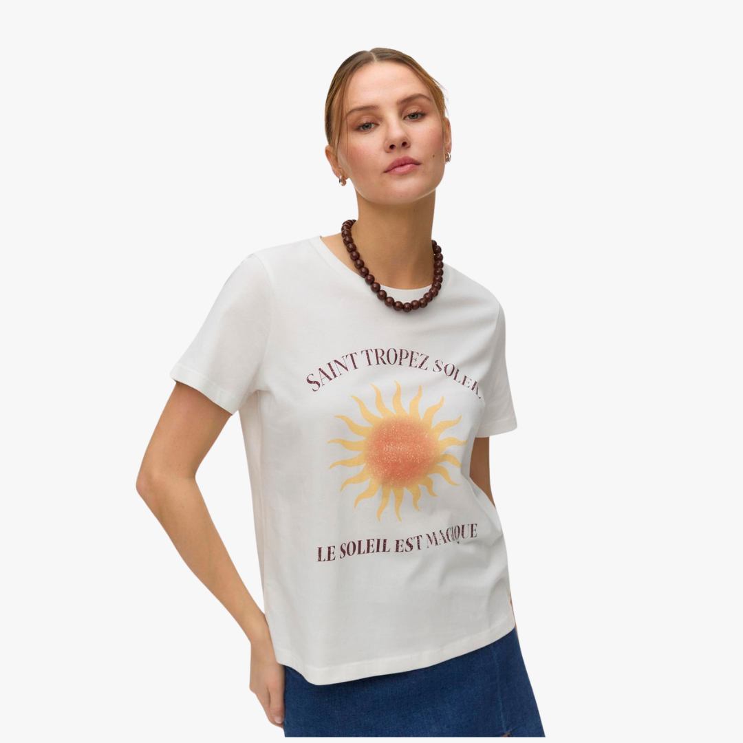 T-shirt LISE Vero Moda Snow White 0
