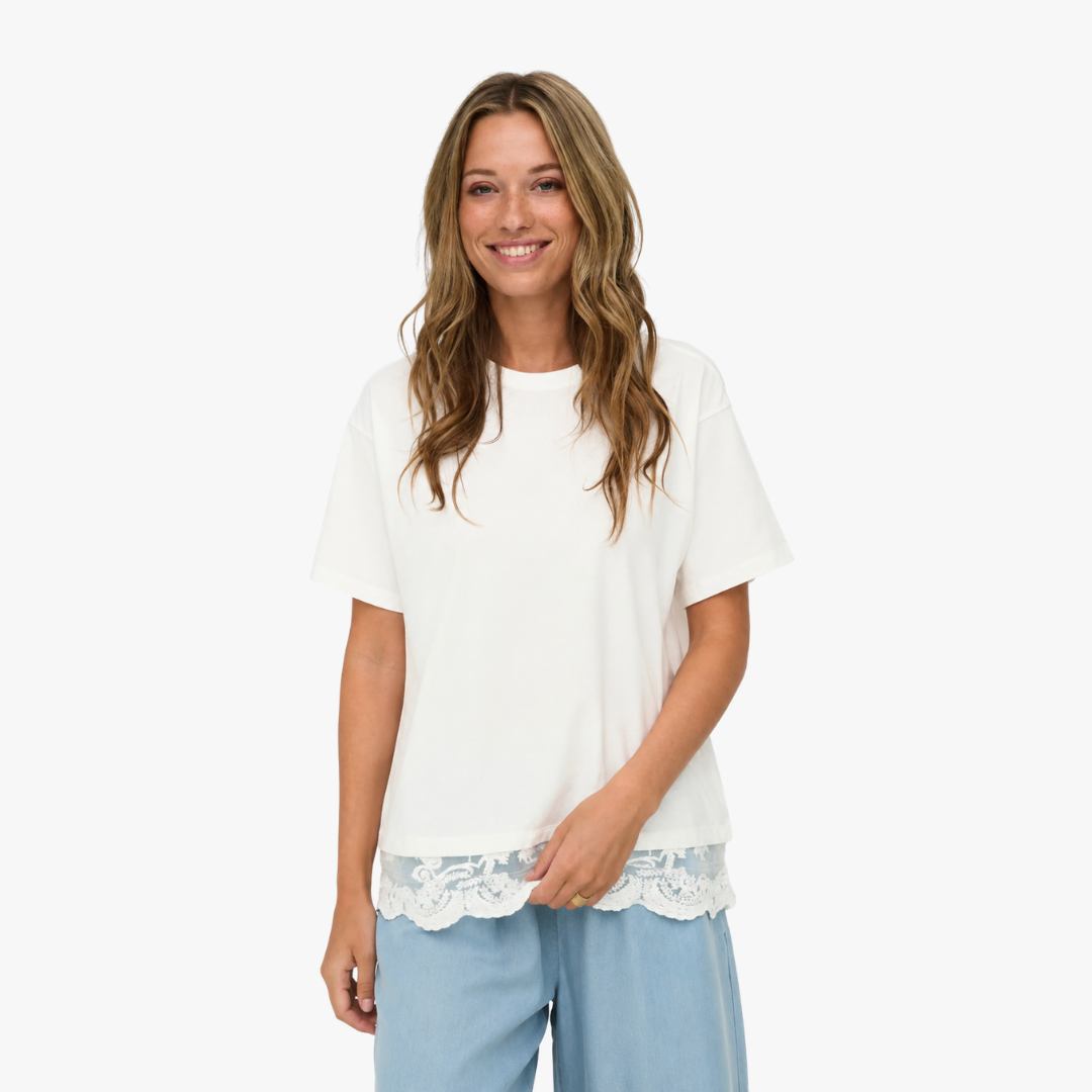 T-shirt VIVVI Only Cloud Dancer 0