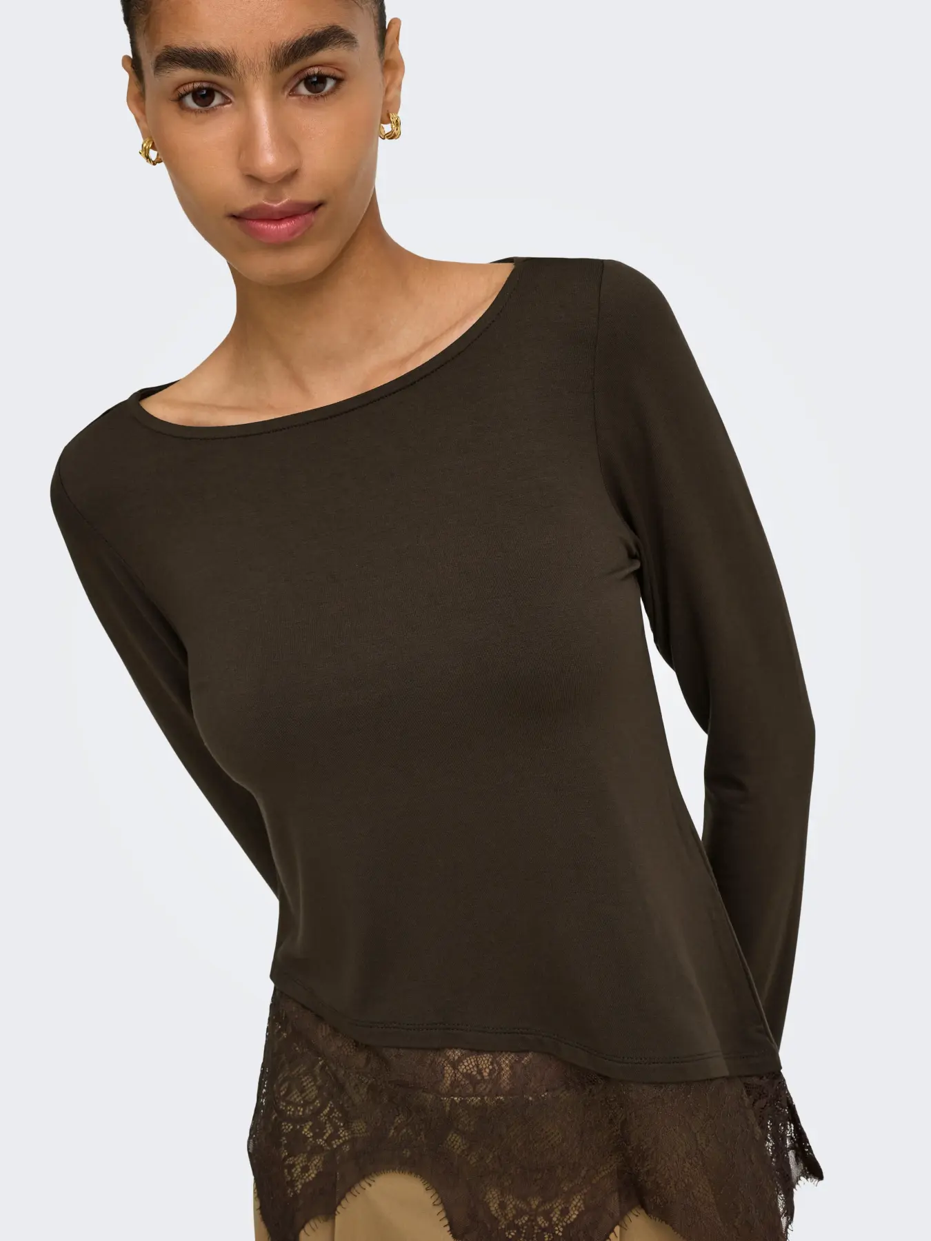 Camisola LAILA Only Coffee Bean 2