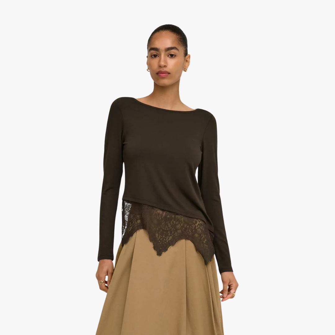 Camisola LAILA Only Coffee Bean 0