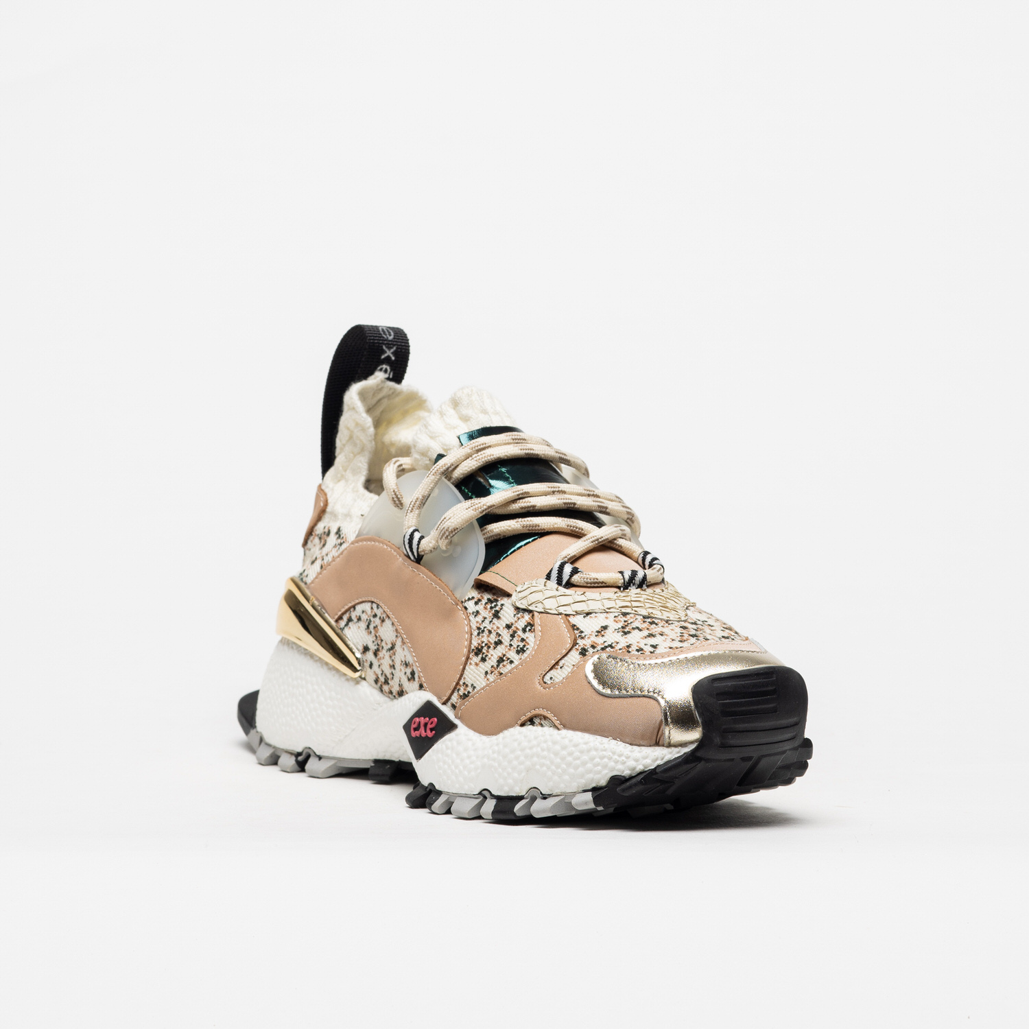 Sapatilhas 928-16 Exé Beige Gold 1