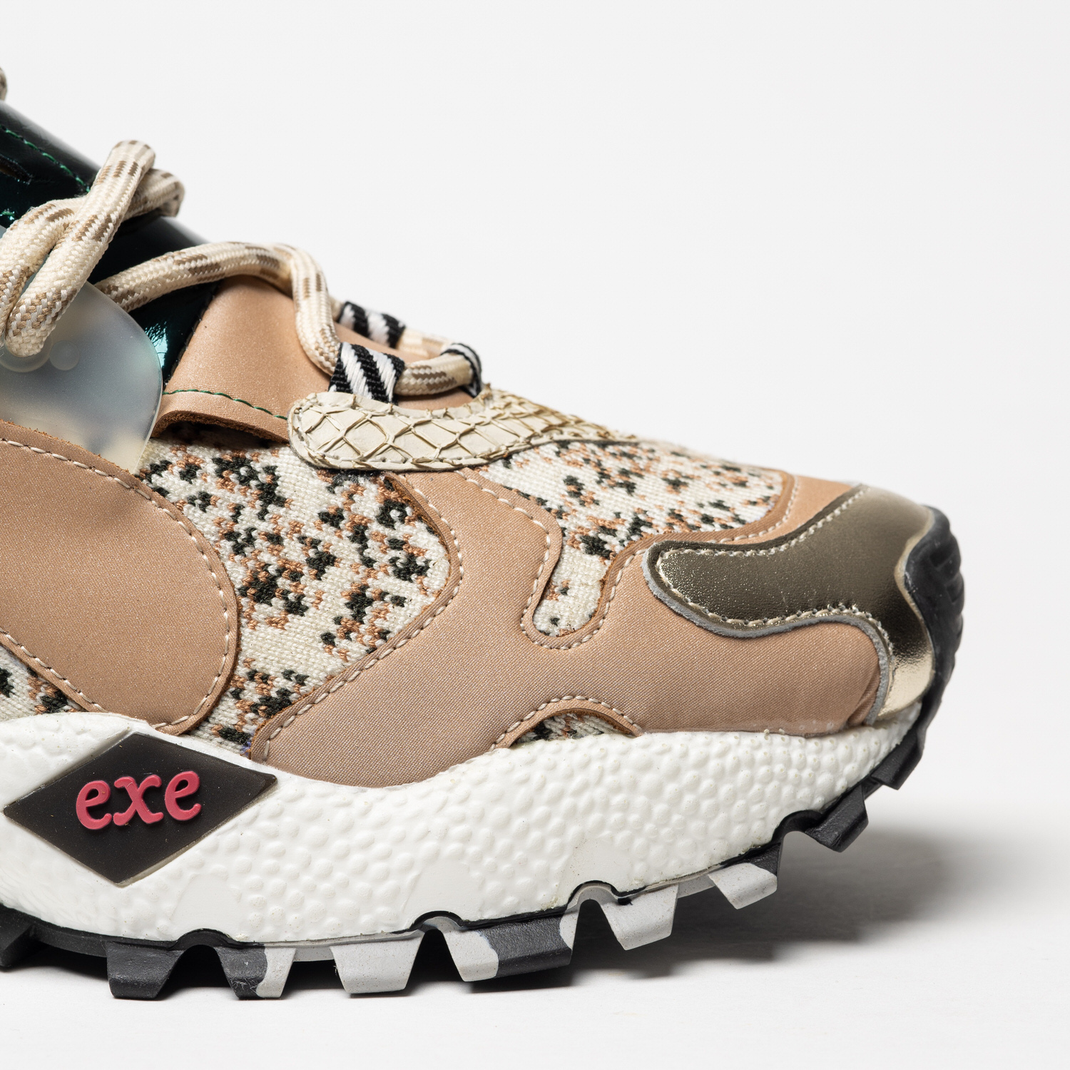 Sapatilhas 928-16 Exé Beige Gold 4